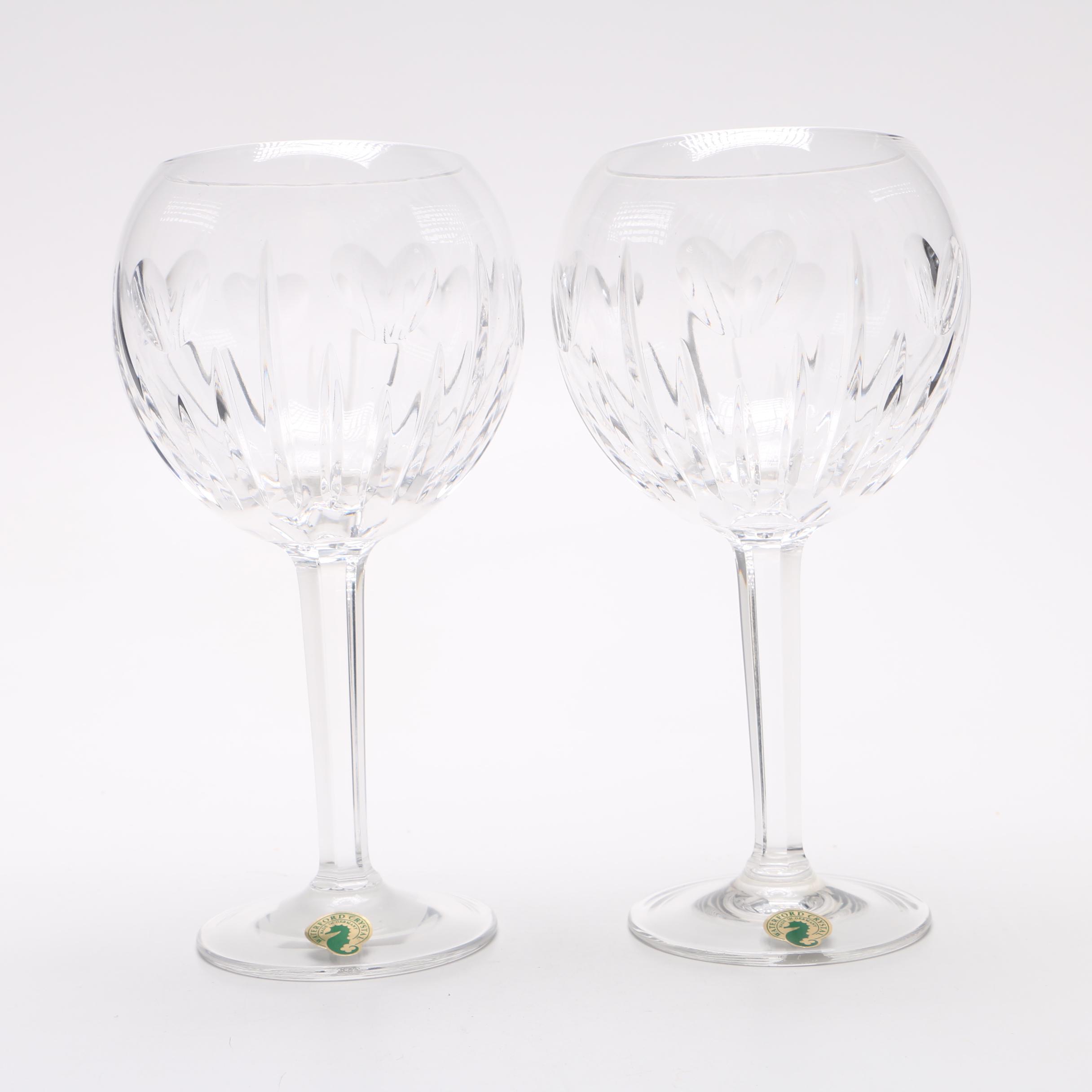 Waterford Crystal "The Millennium Collection: Love"  Goblets