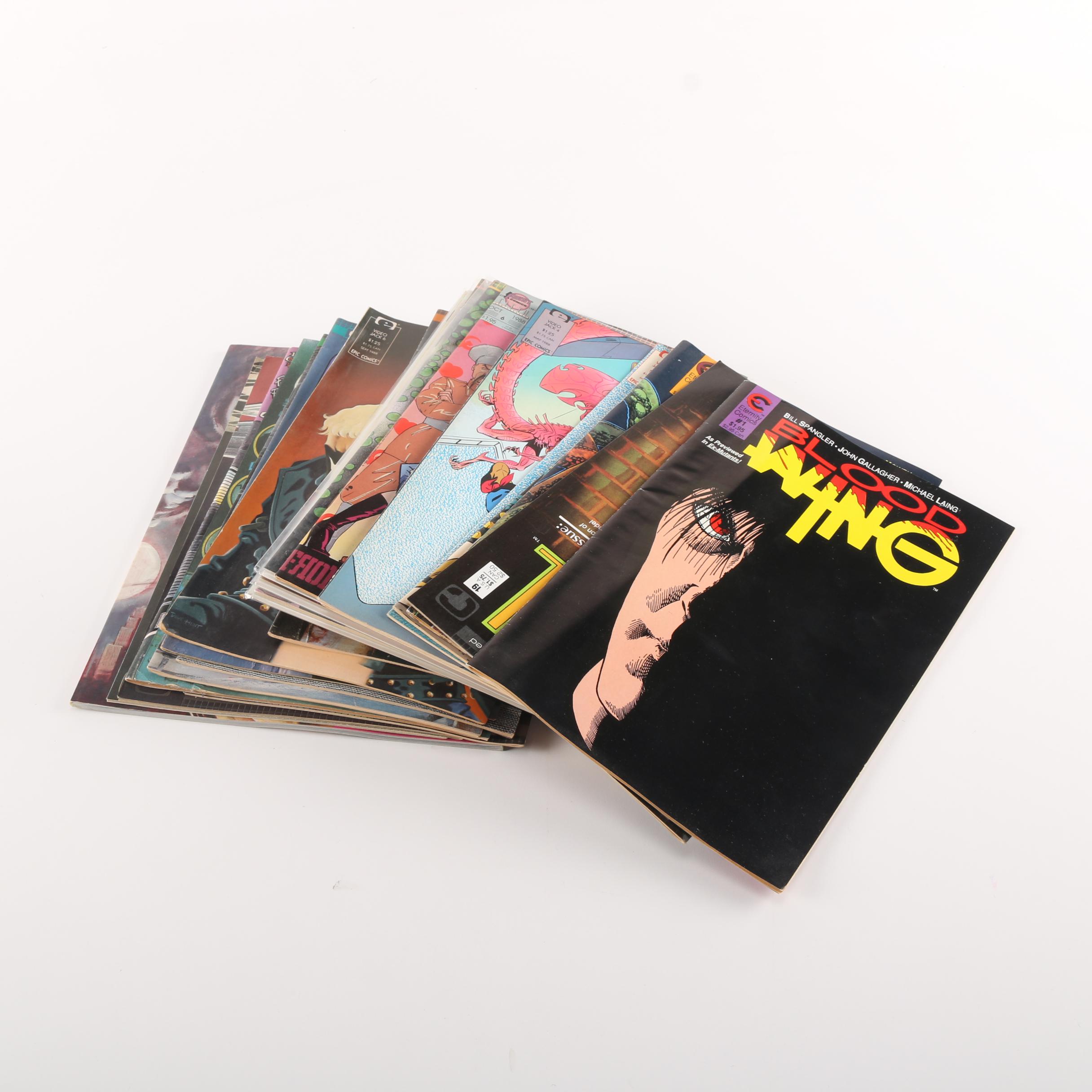 Modern Age Comics Featuring "Grendel"