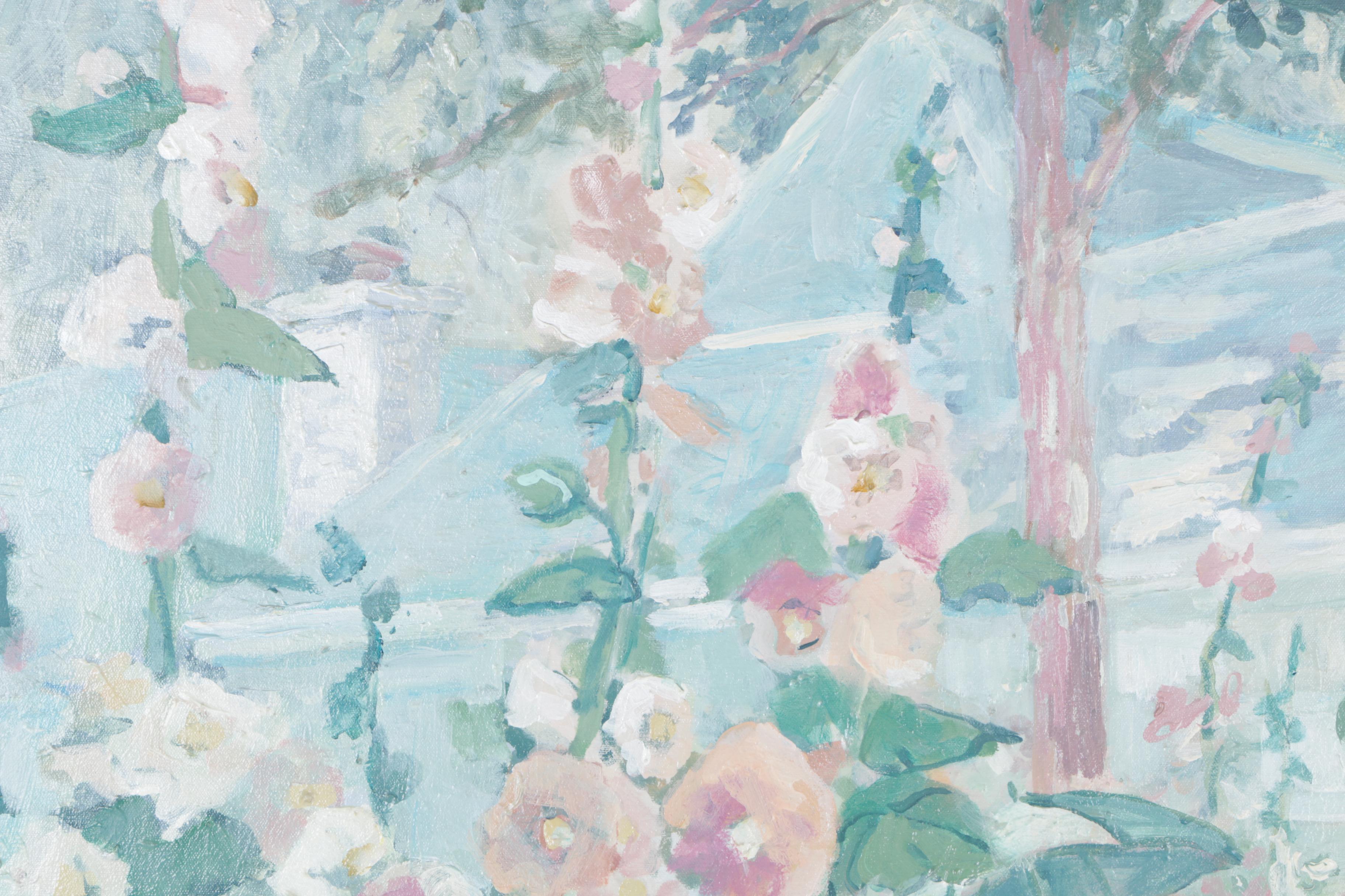 Barbara Hess Pugsley Oil on Canvas Genre Scene