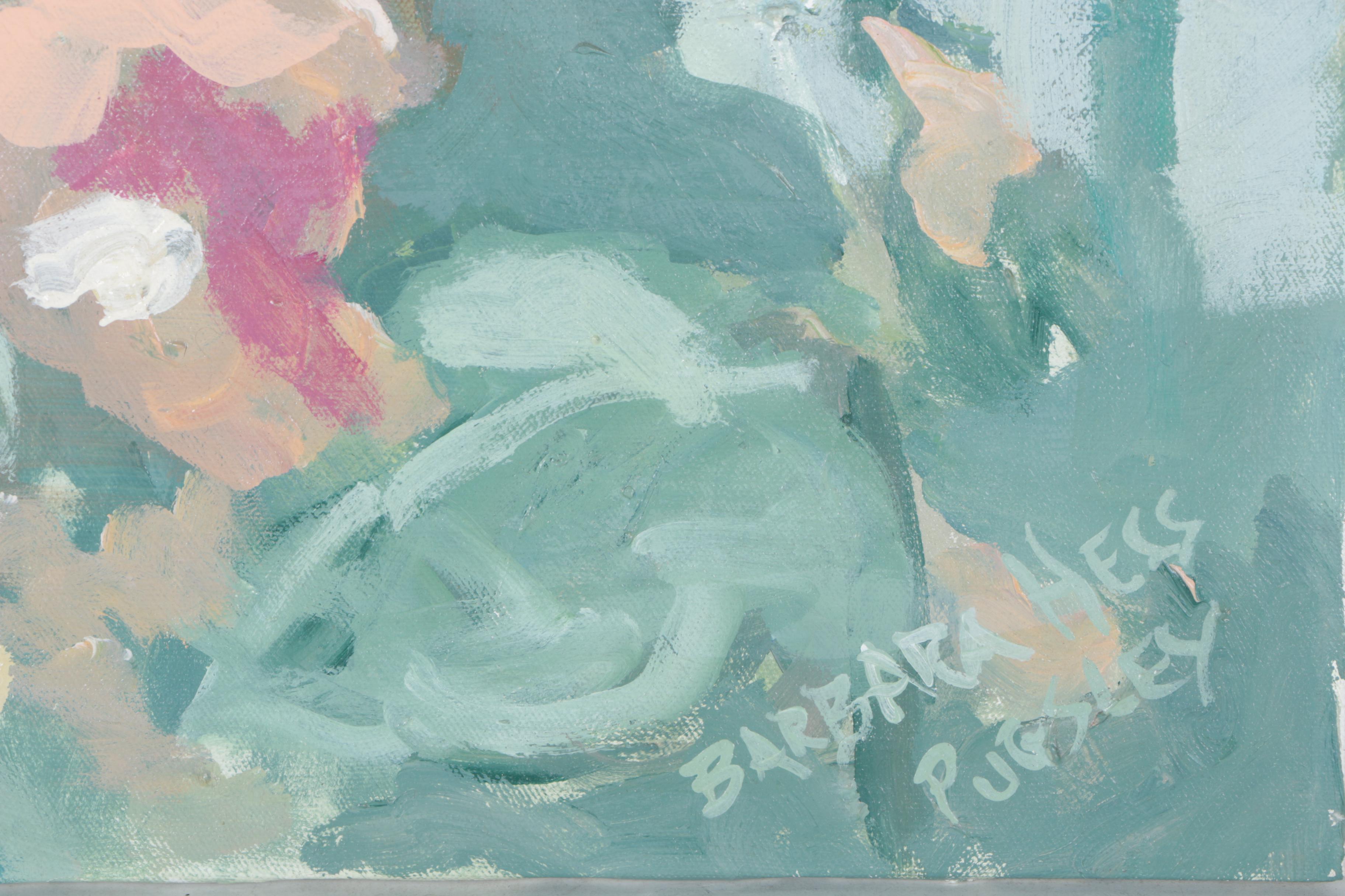 Barbara Hess Pugsley Oil on Canvas Genre Scene