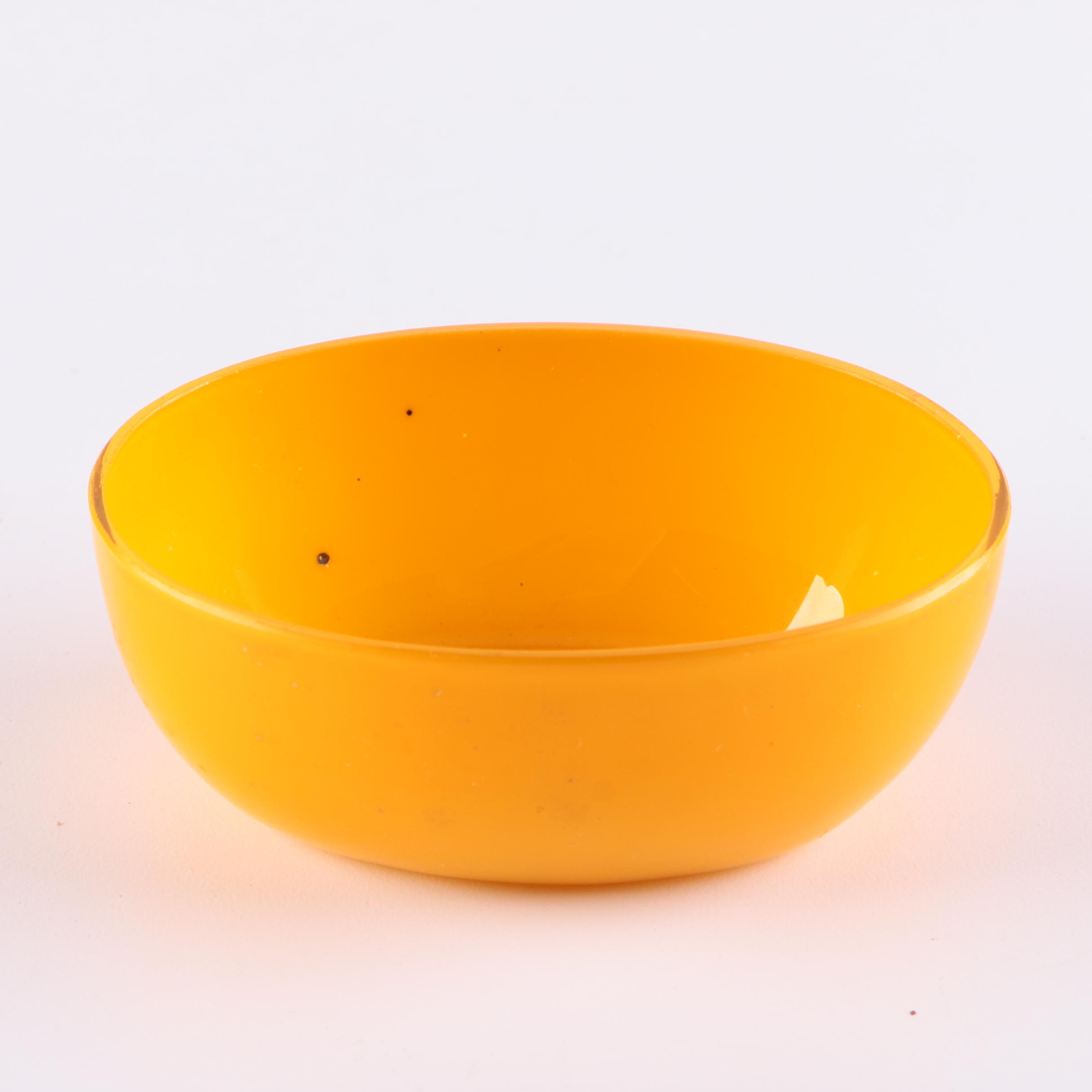 Orange Glassware Featuring Soap Dispenser