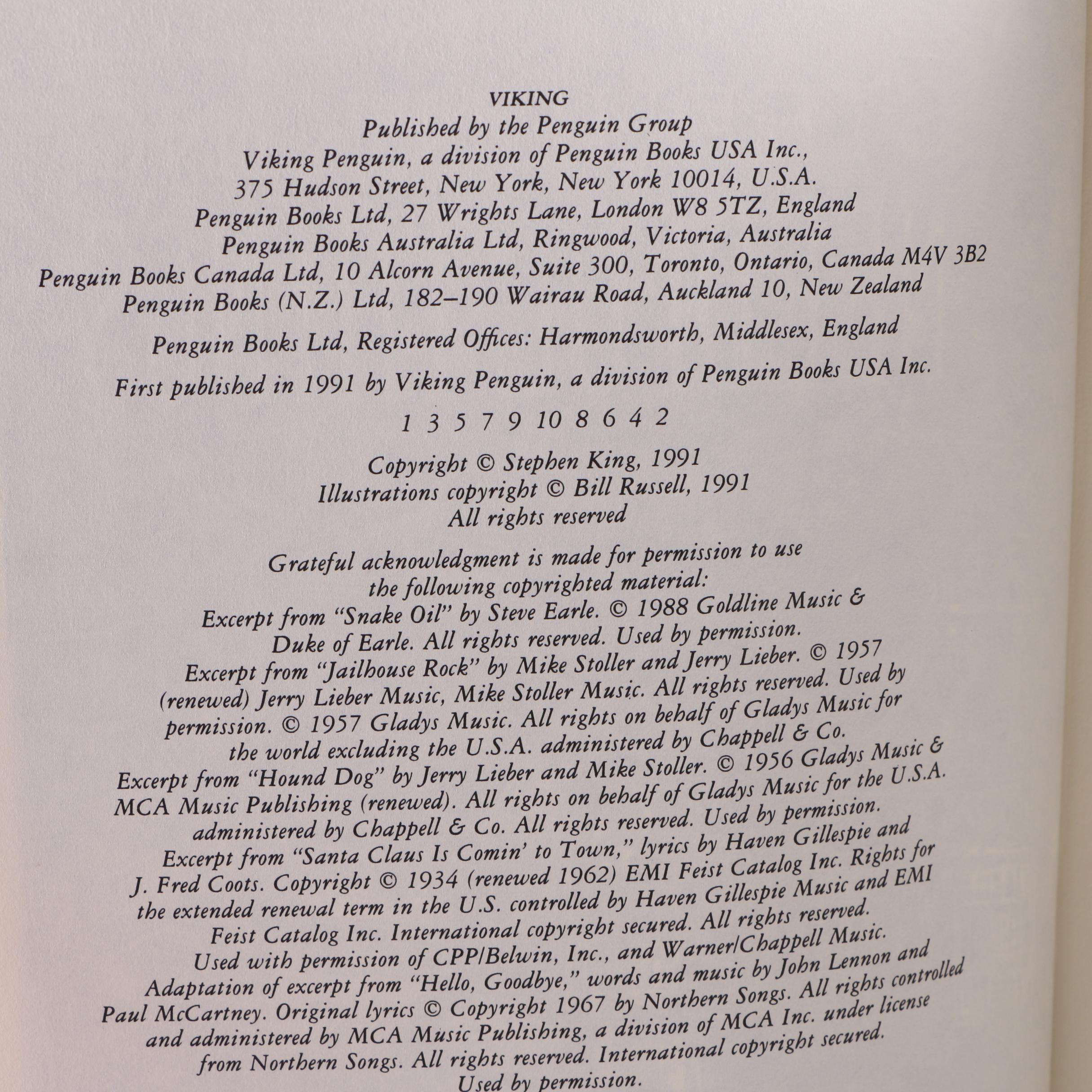 First and Early Stephen King Books