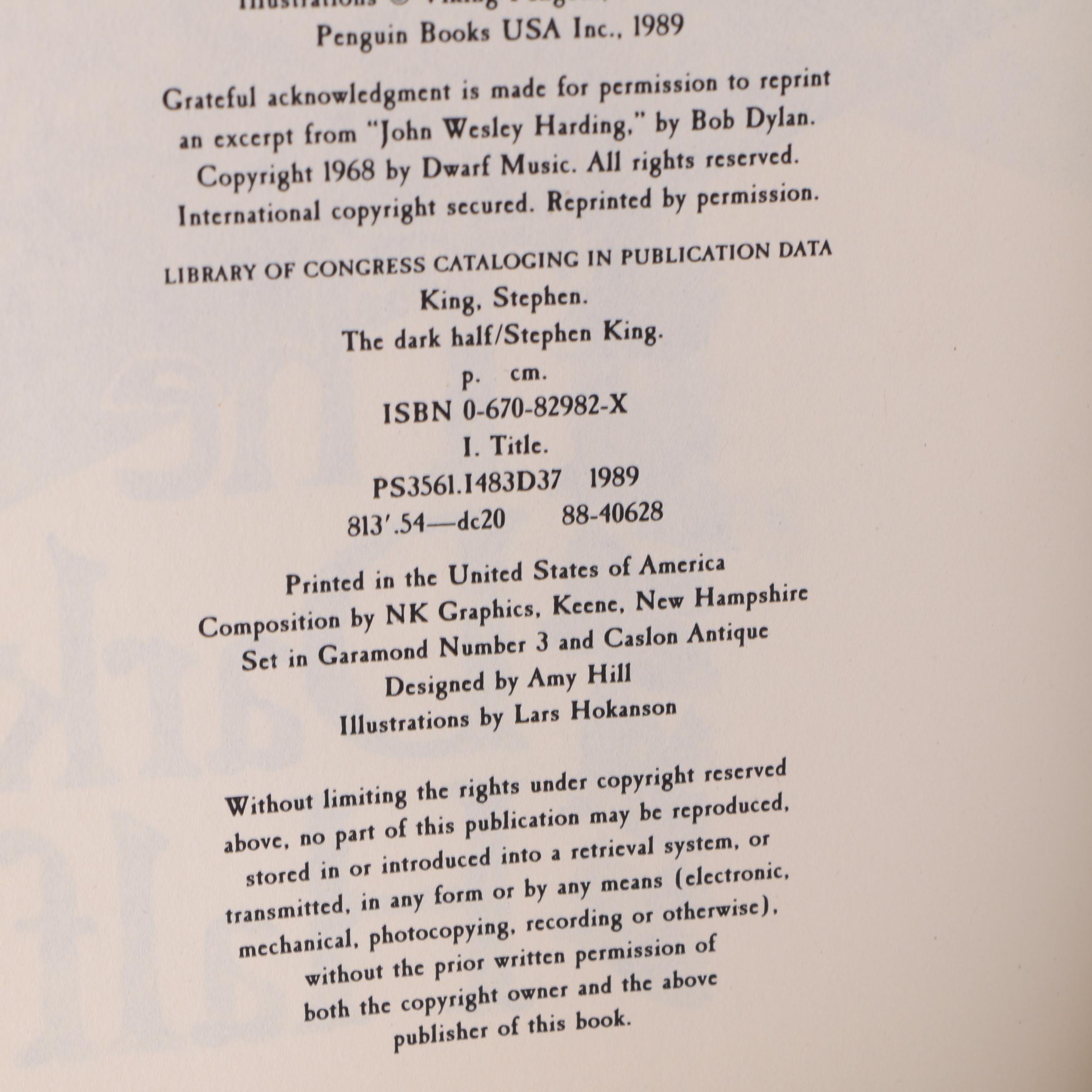 First and Early Stephen King Books