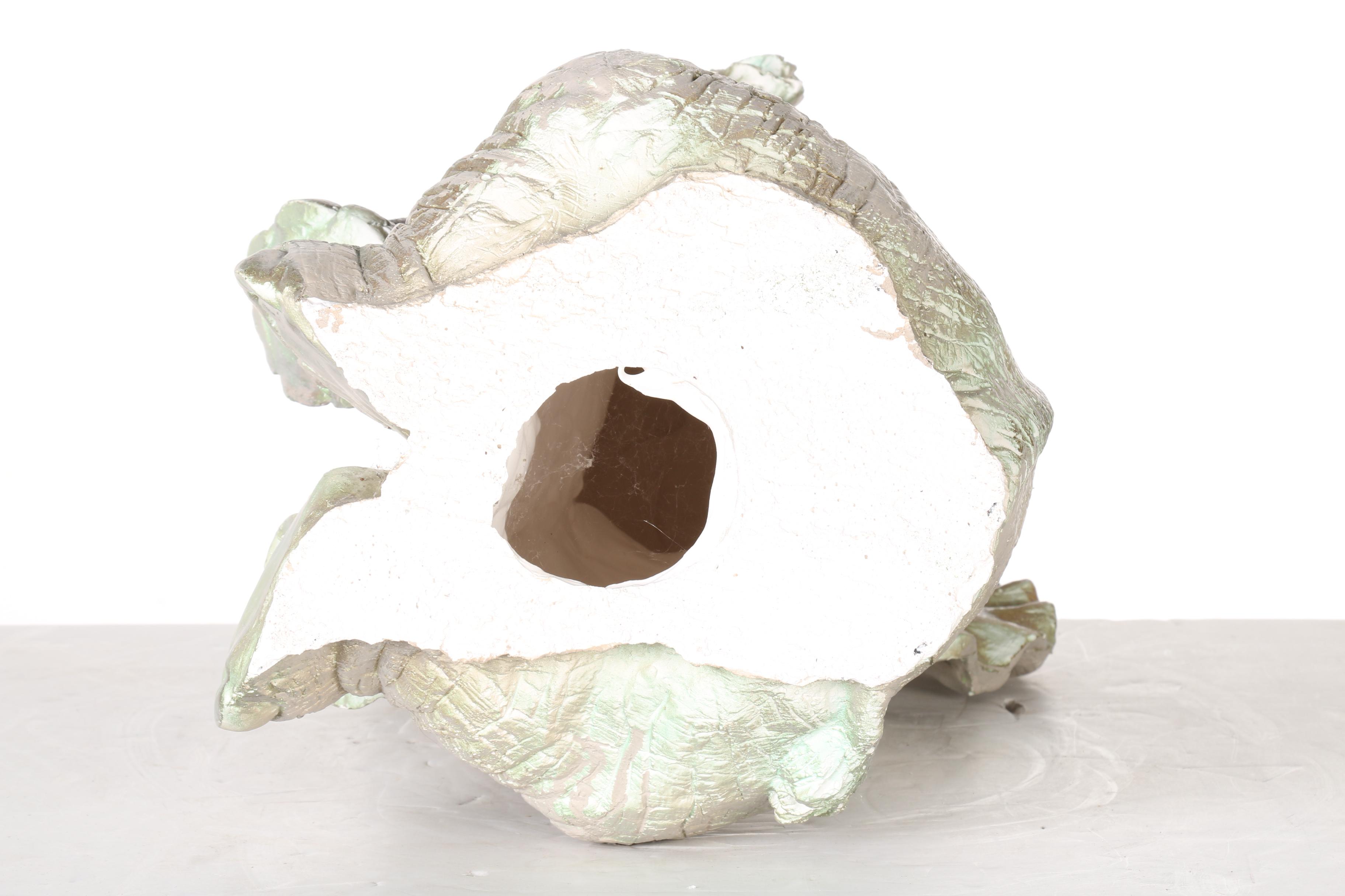 Elephant Side Table with Glass Top