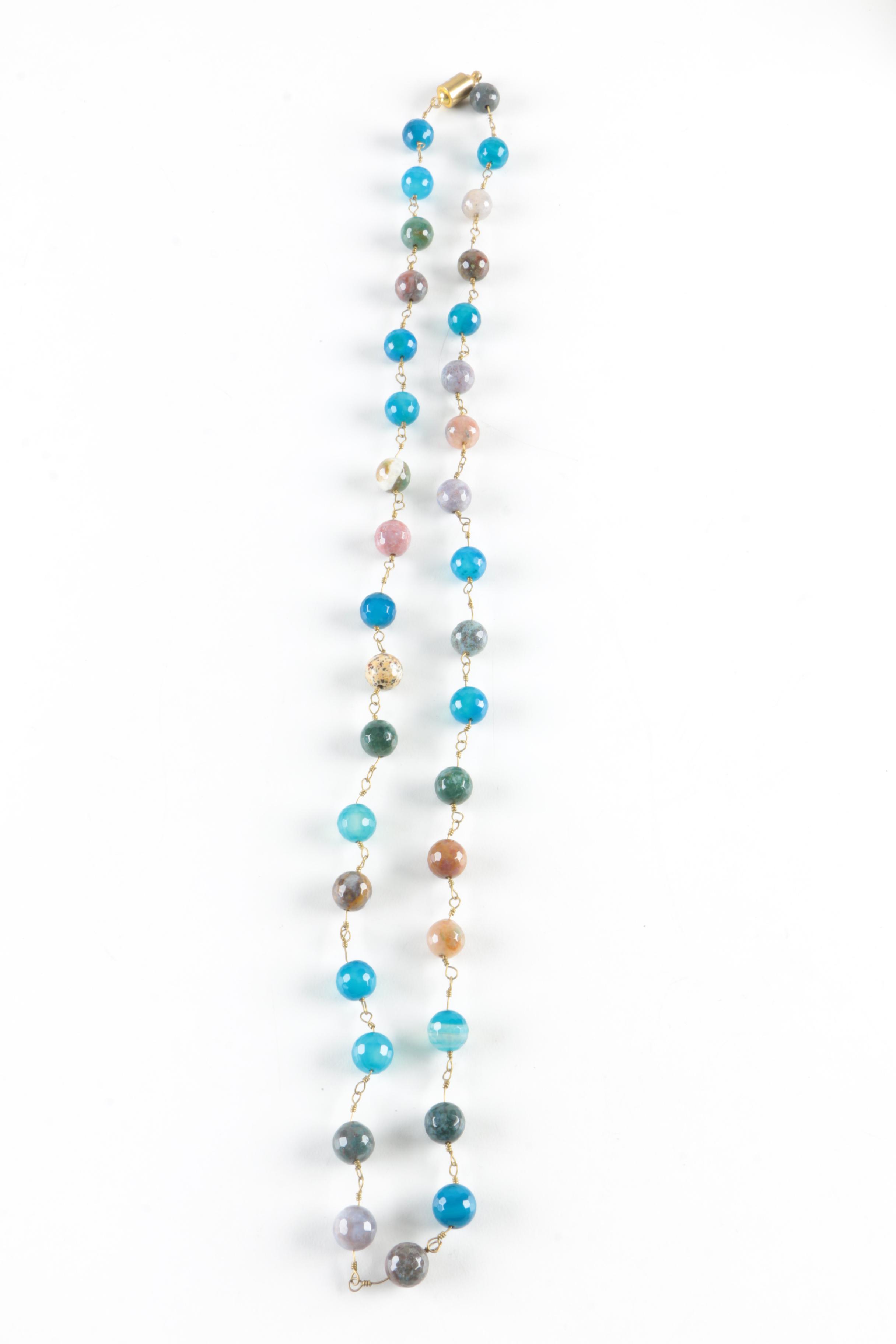 Costume Jewelry Feature Coral and Turquoise