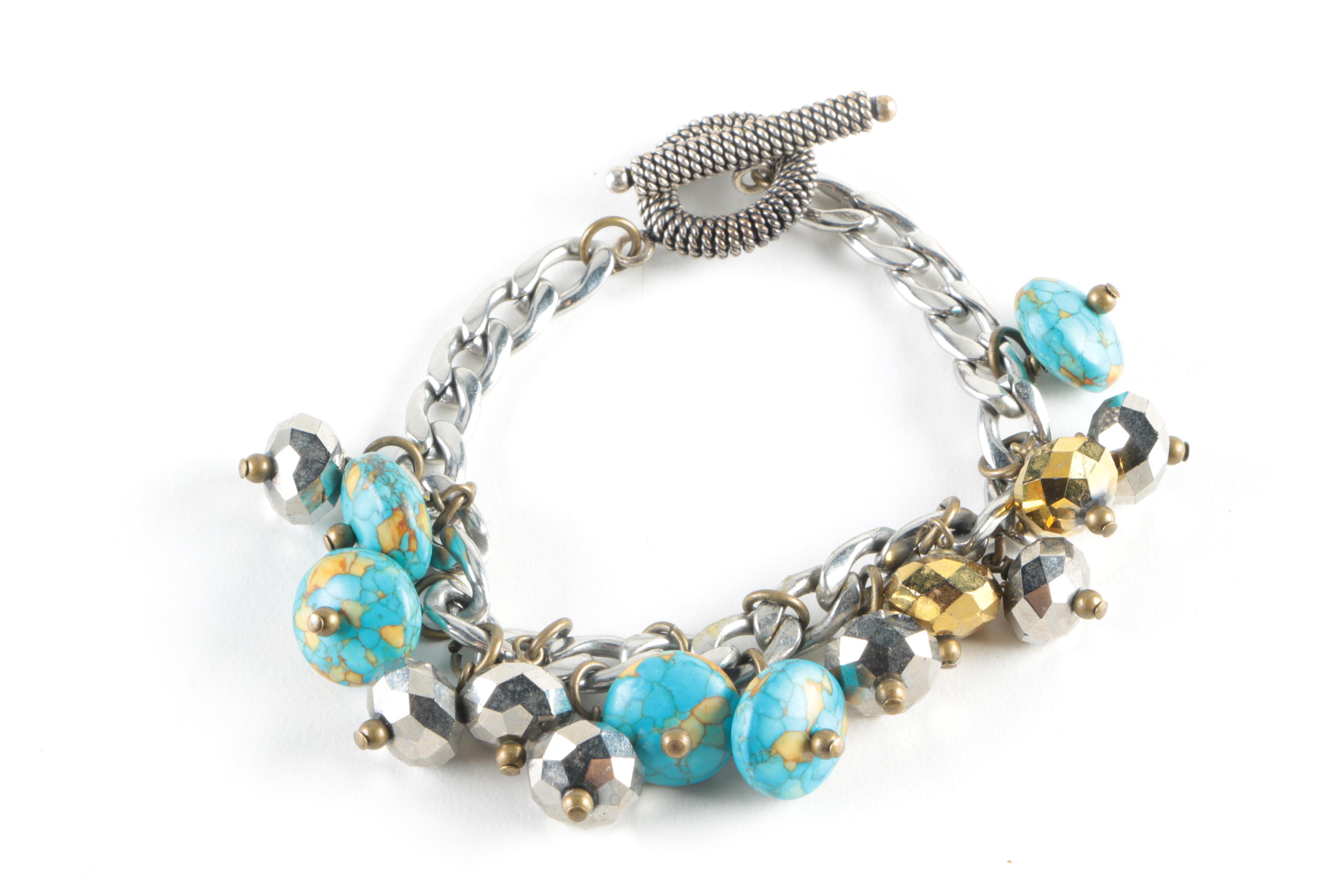 Costume Jewelry Feature Coral and Turquoise