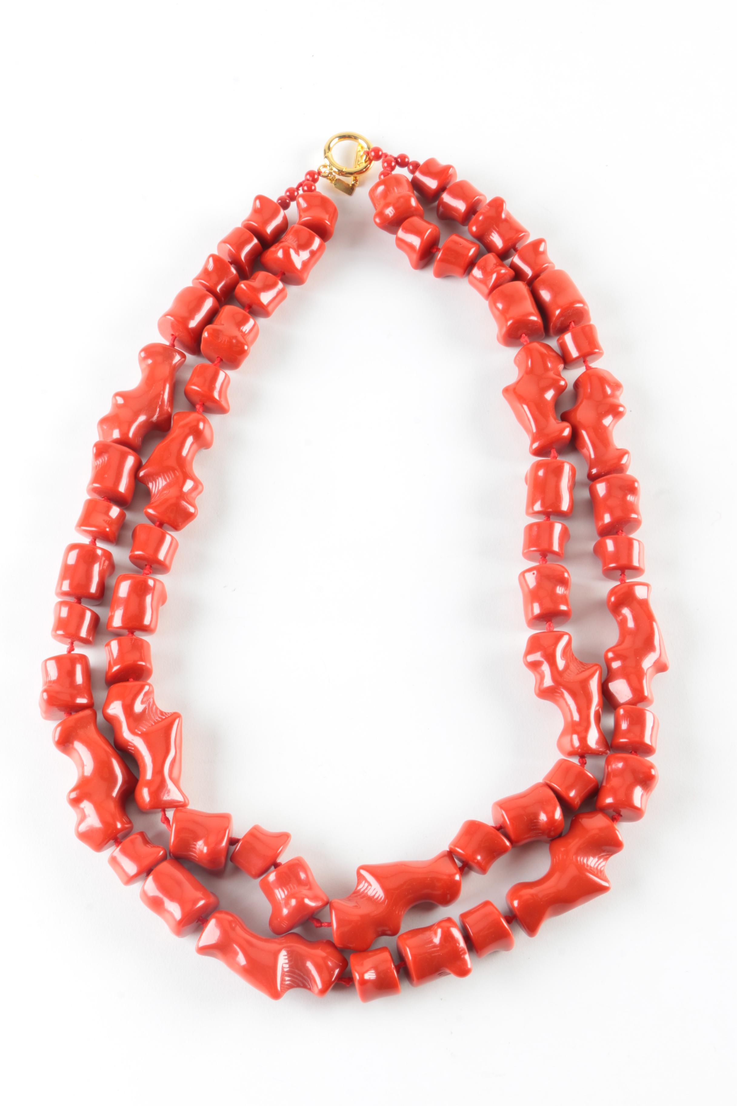 Costume Jewelry Feature Coral and Turquoise