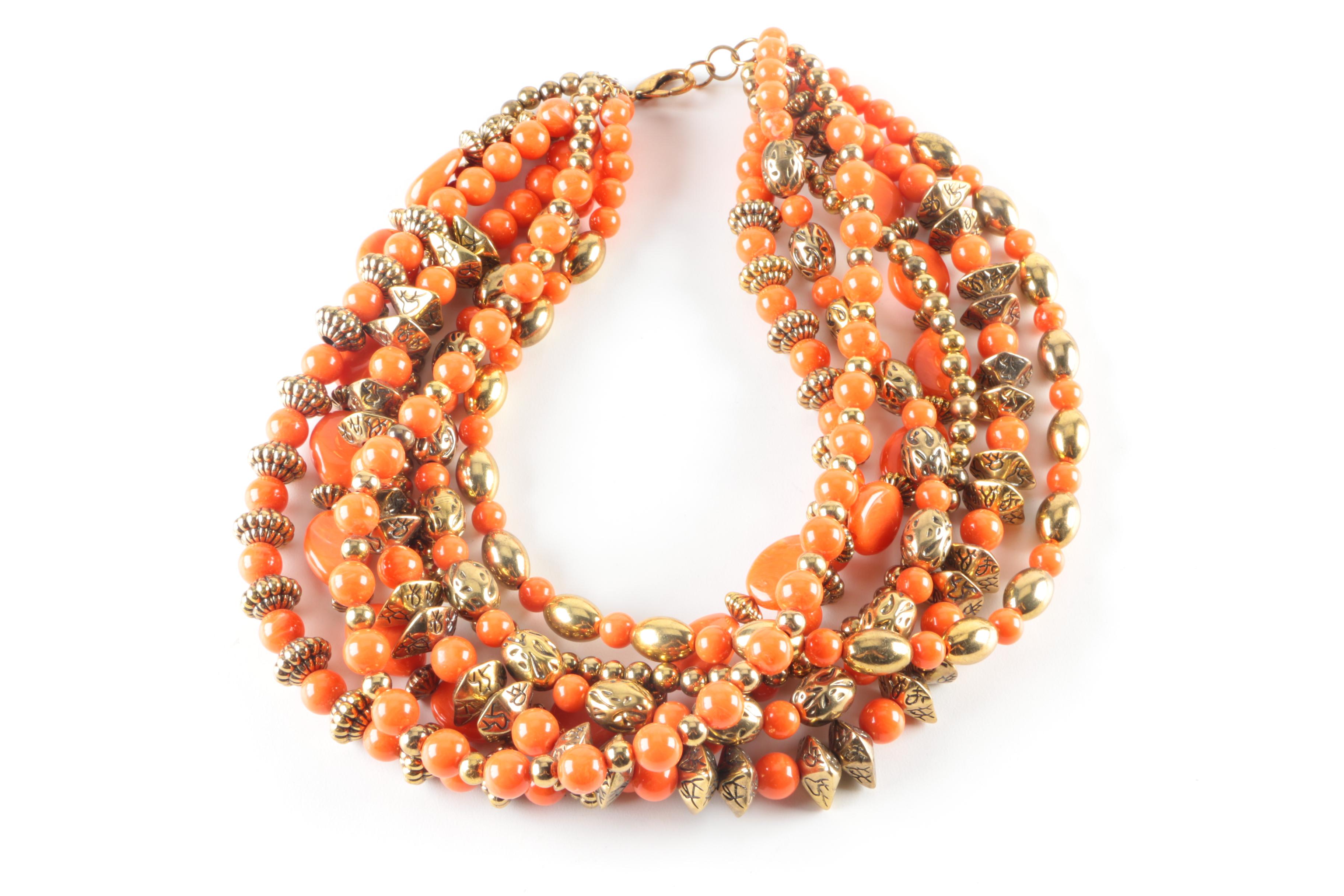 Costume Jewelry Feature Coral and Turquoise