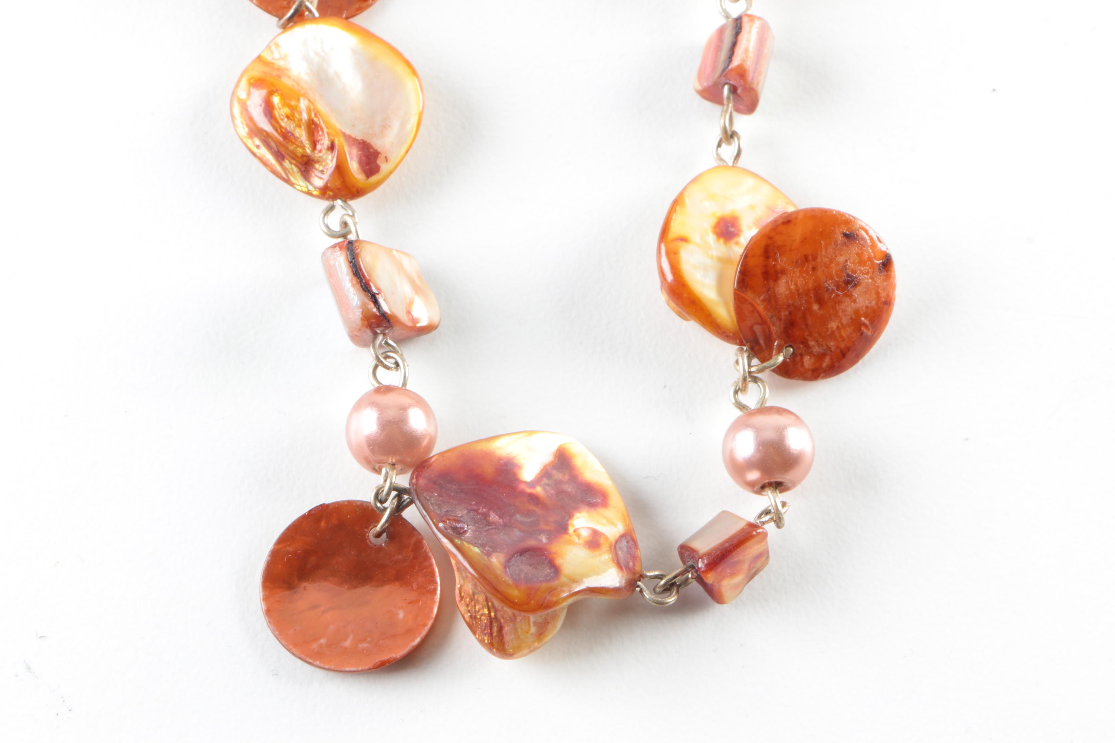 Costume Jewelry Feature Coral and Turquoise