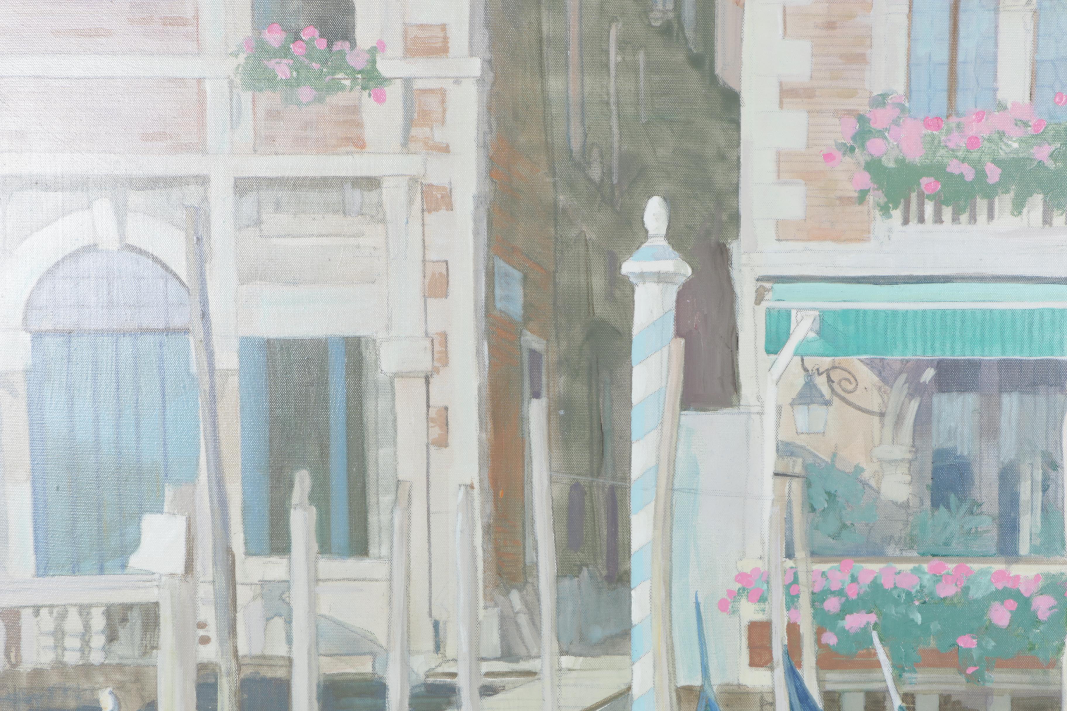 William Benecke Oil on Canvas "Venice"