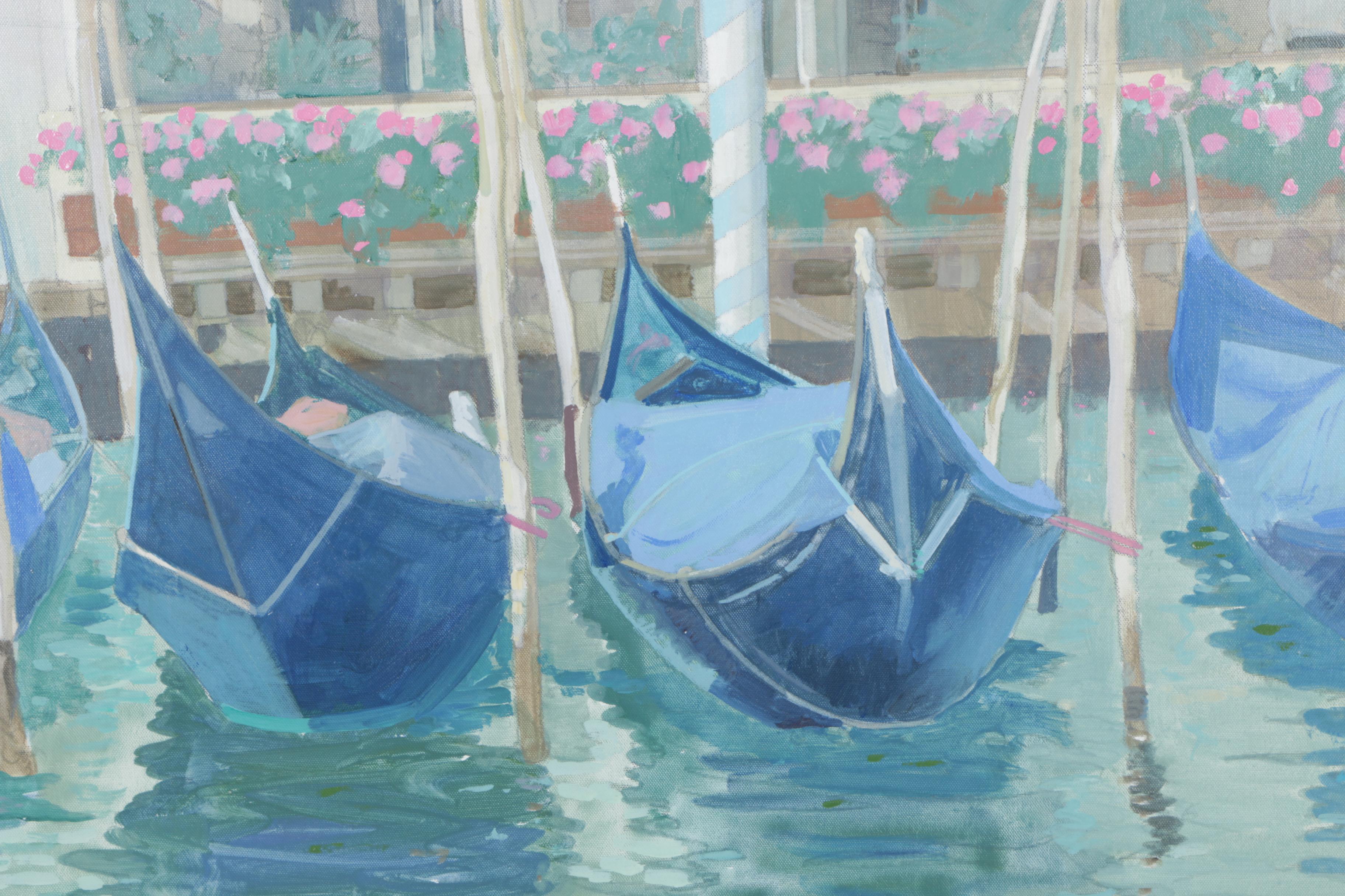 William Benecke Oil on Canvas "Venice"