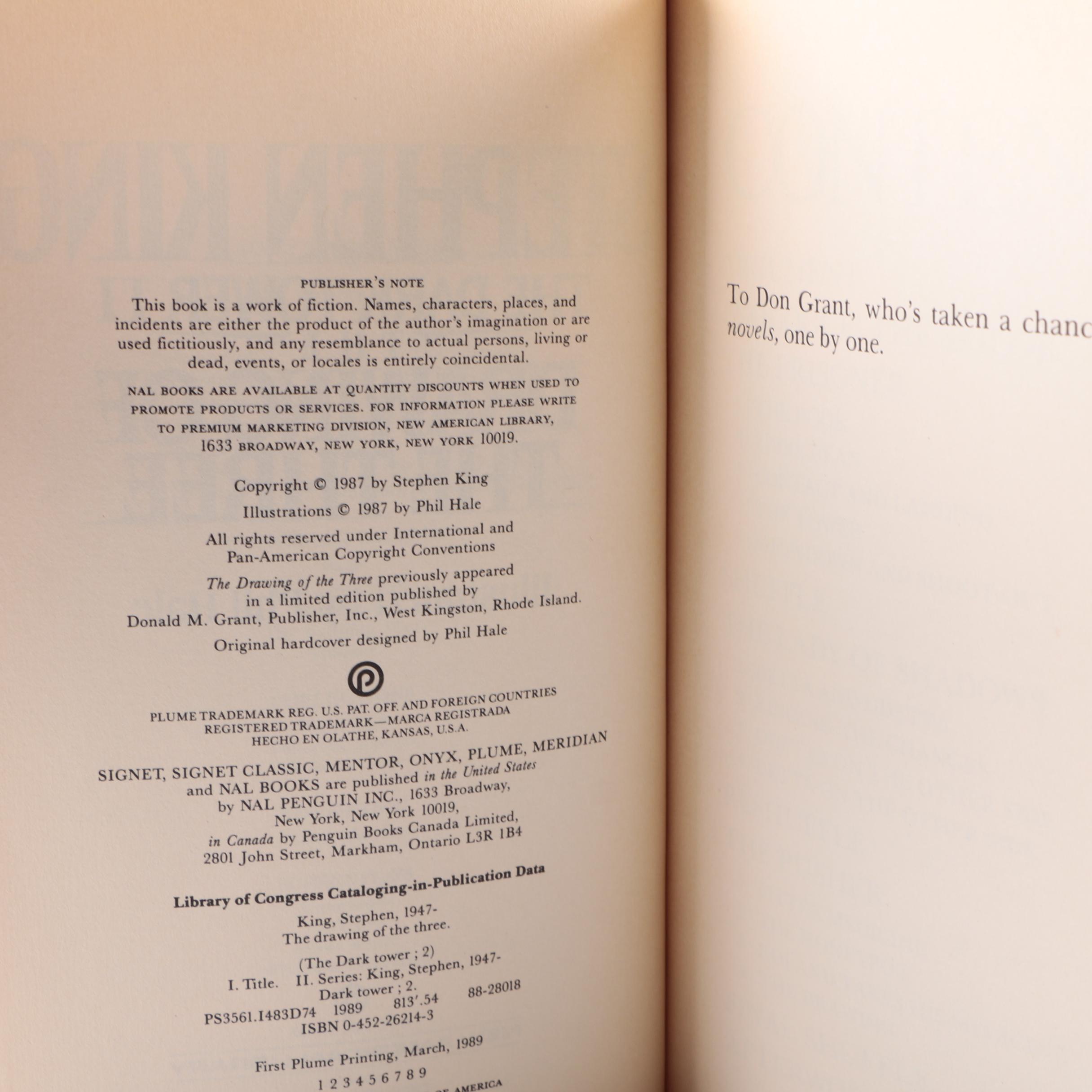 Stephen King Books With First Edition of "The Regulators"