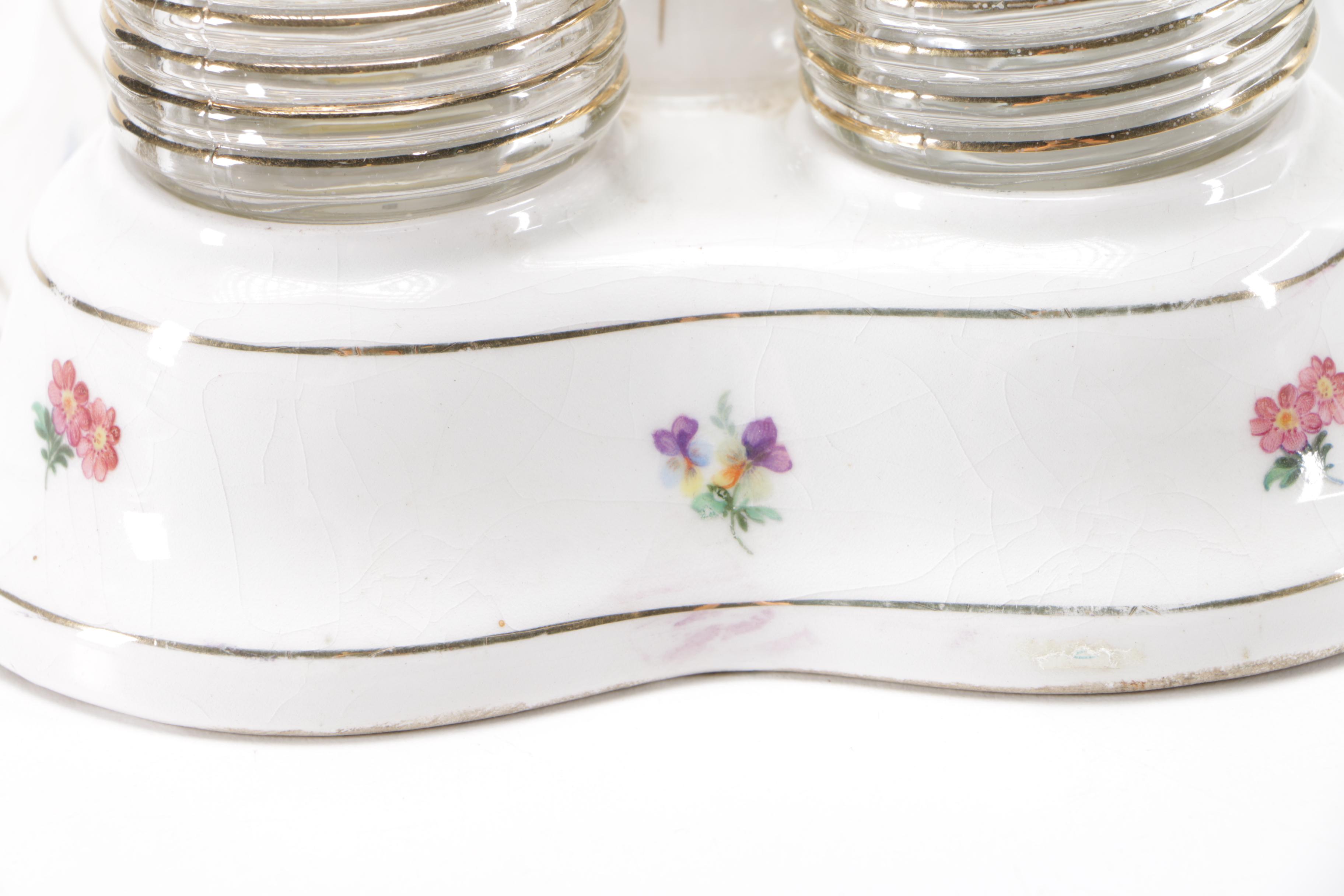 Royal China Condiment Caddy Set