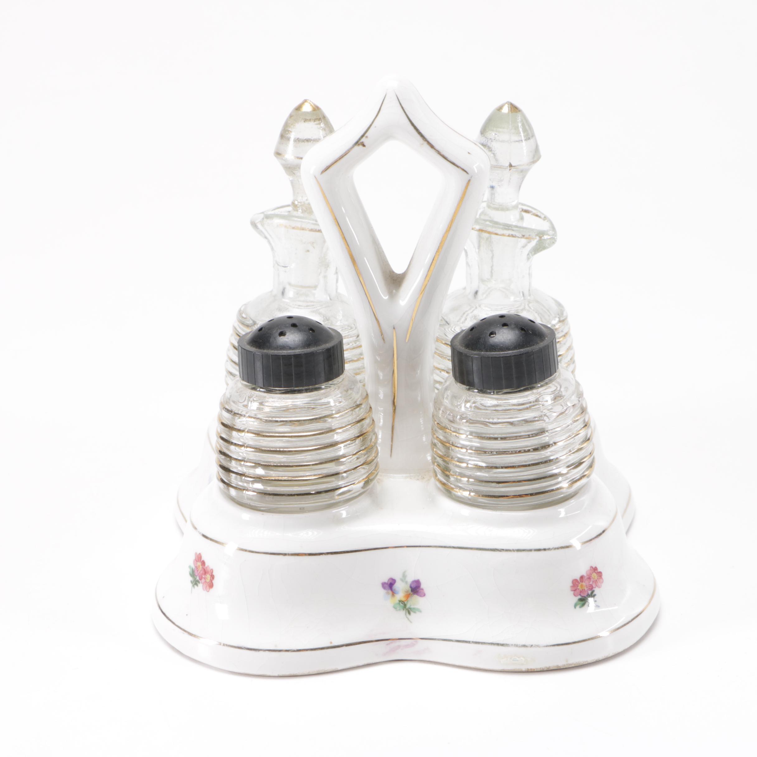 Royal China Condiment Caddy Set