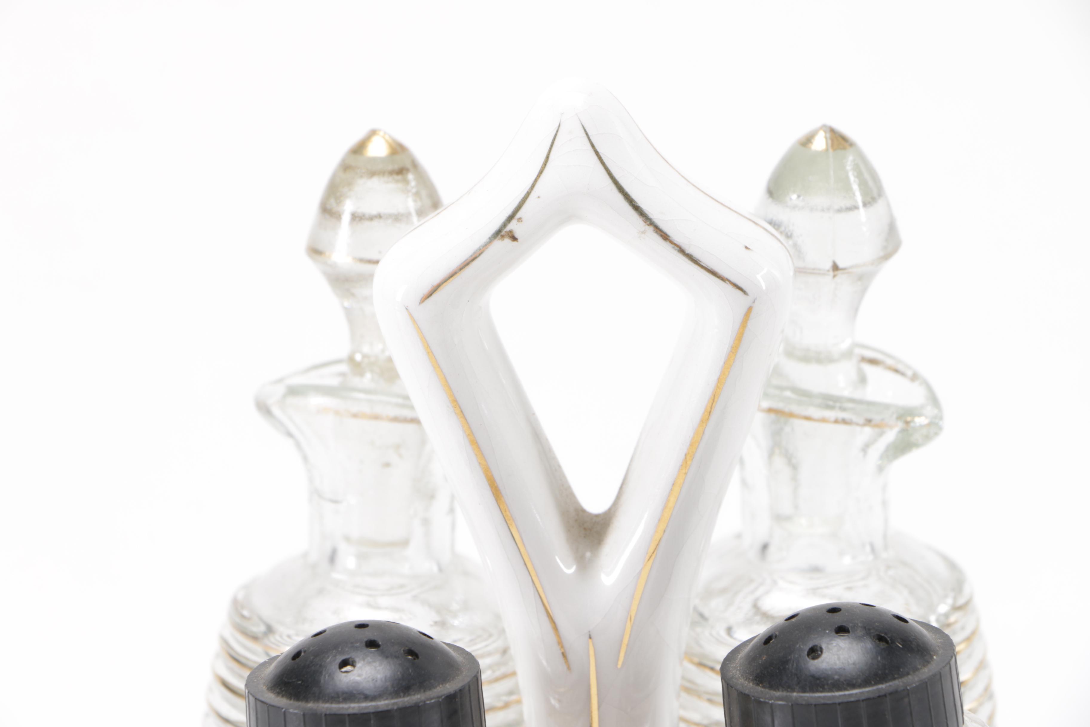 Royal China Condiment Caddy Set