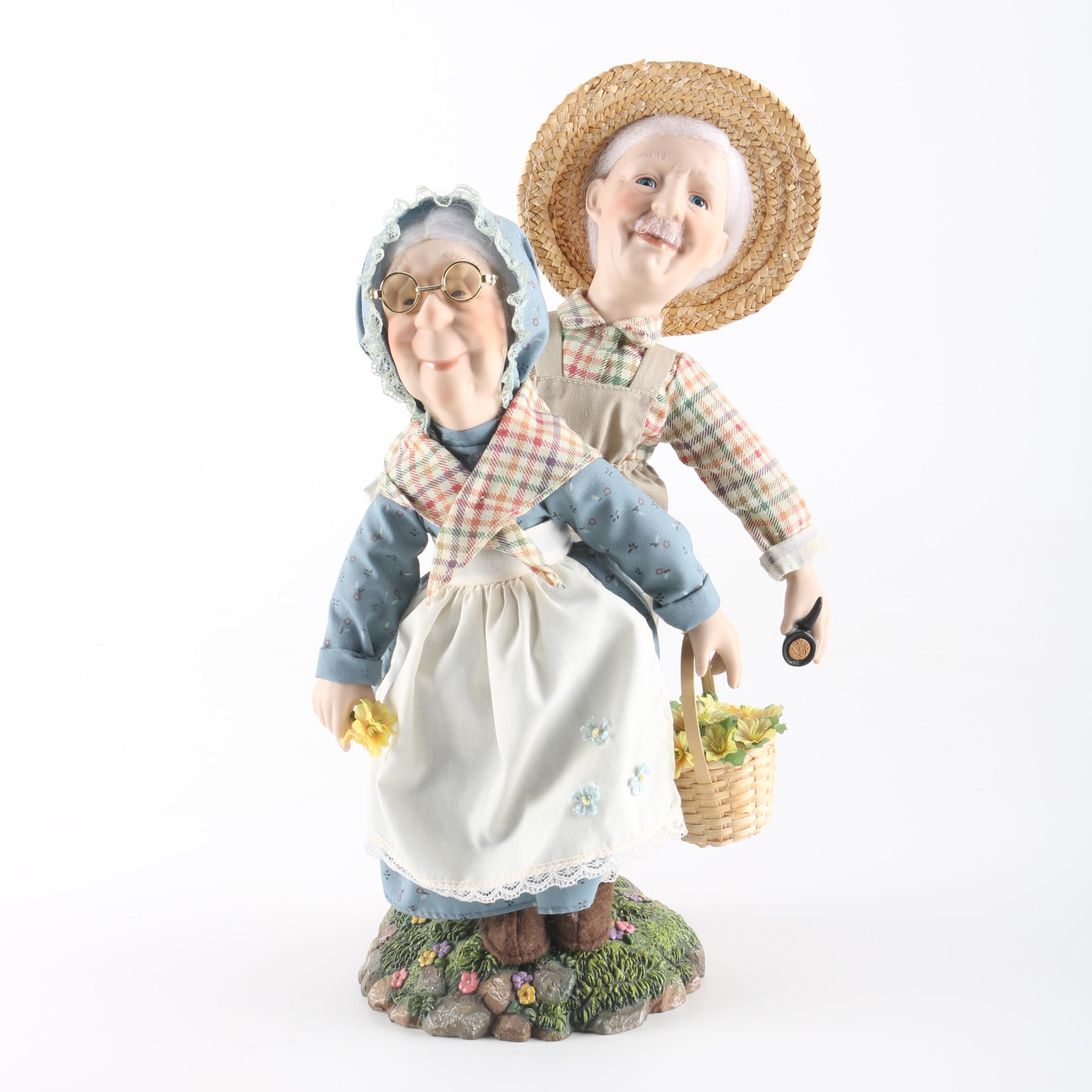Collections Etc. Gardening Figurine