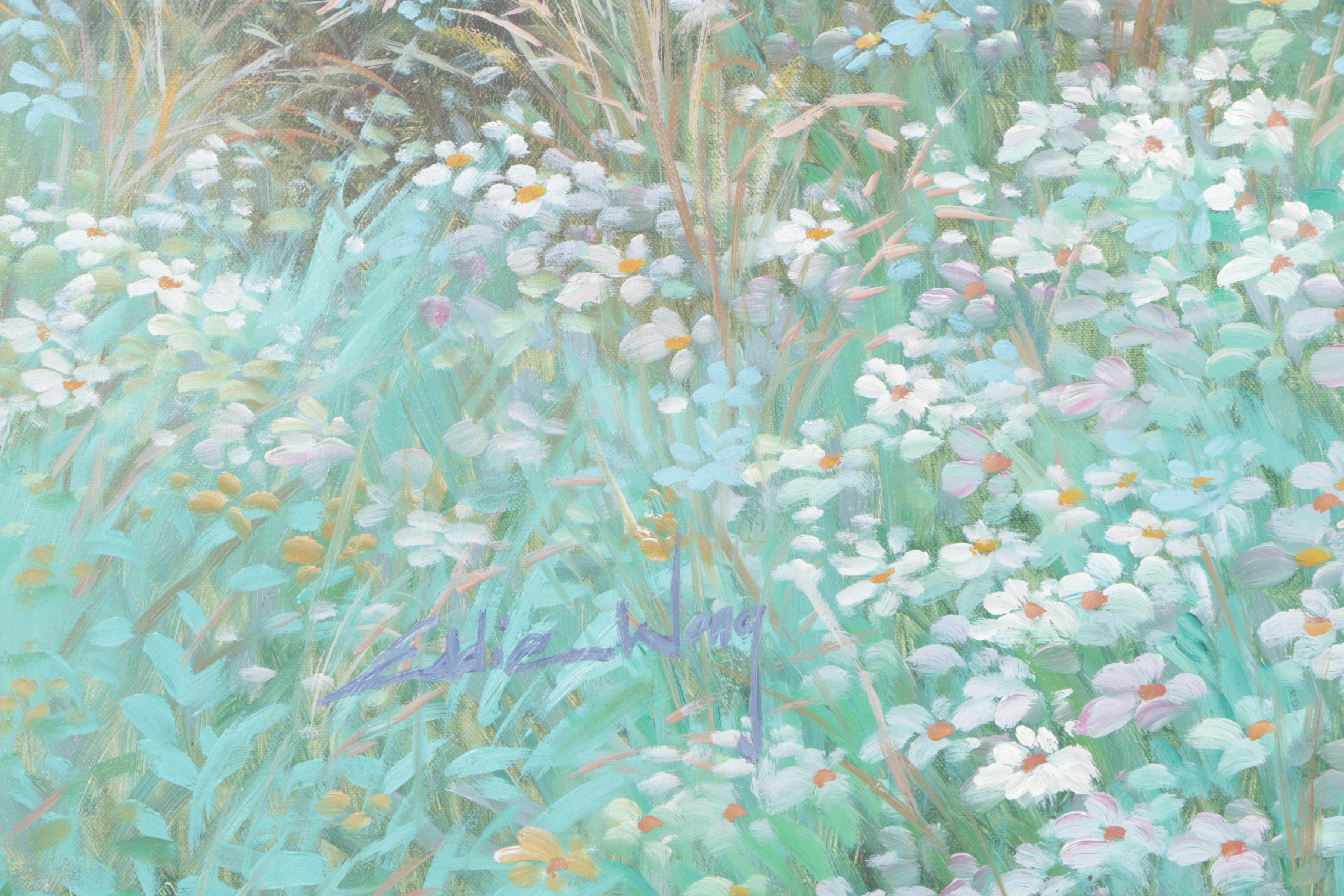 Ronald Wong Oil on Canvas "Landscape"