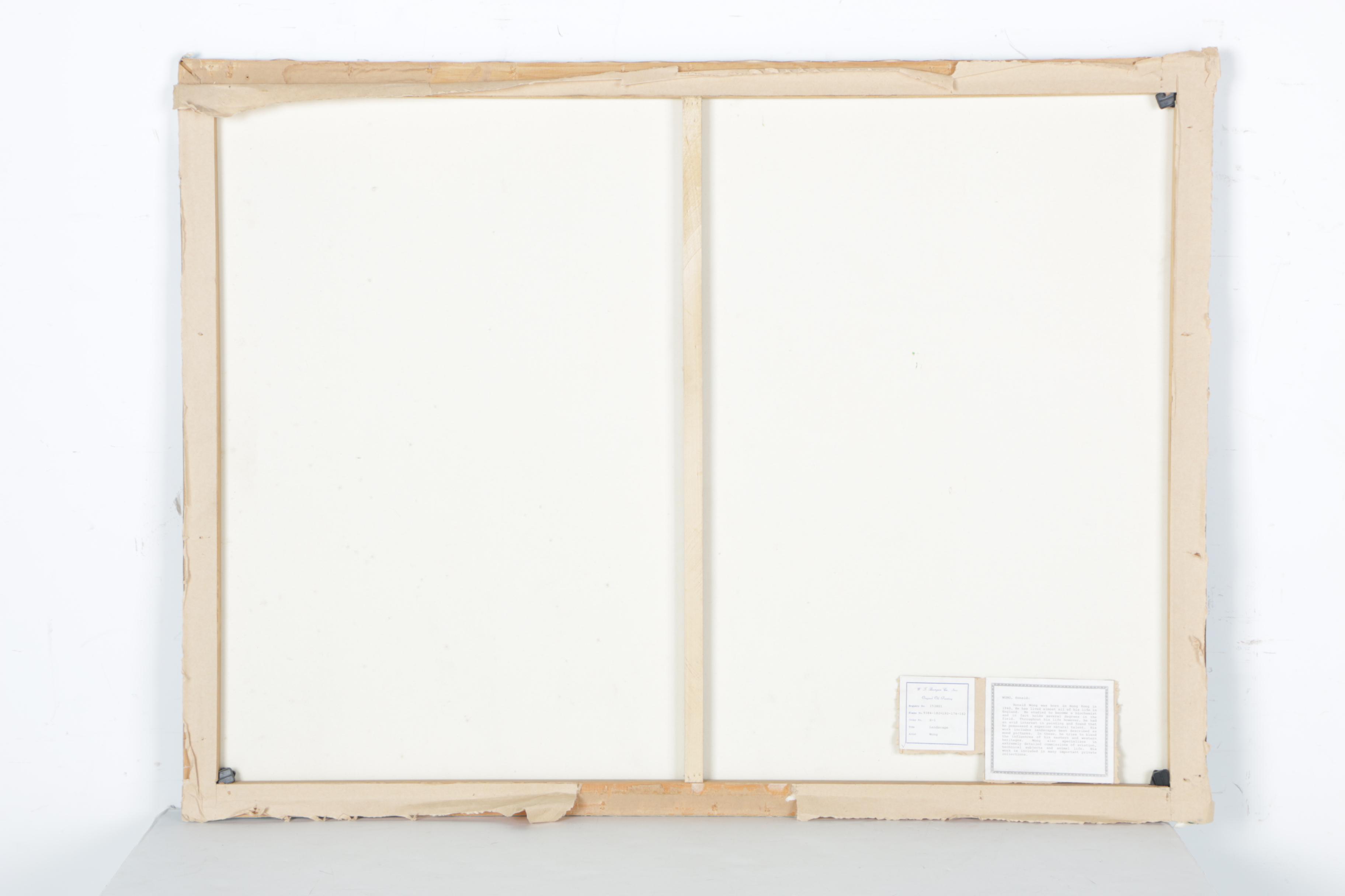 Ronald Wong Oil on Canvas "Landscape"