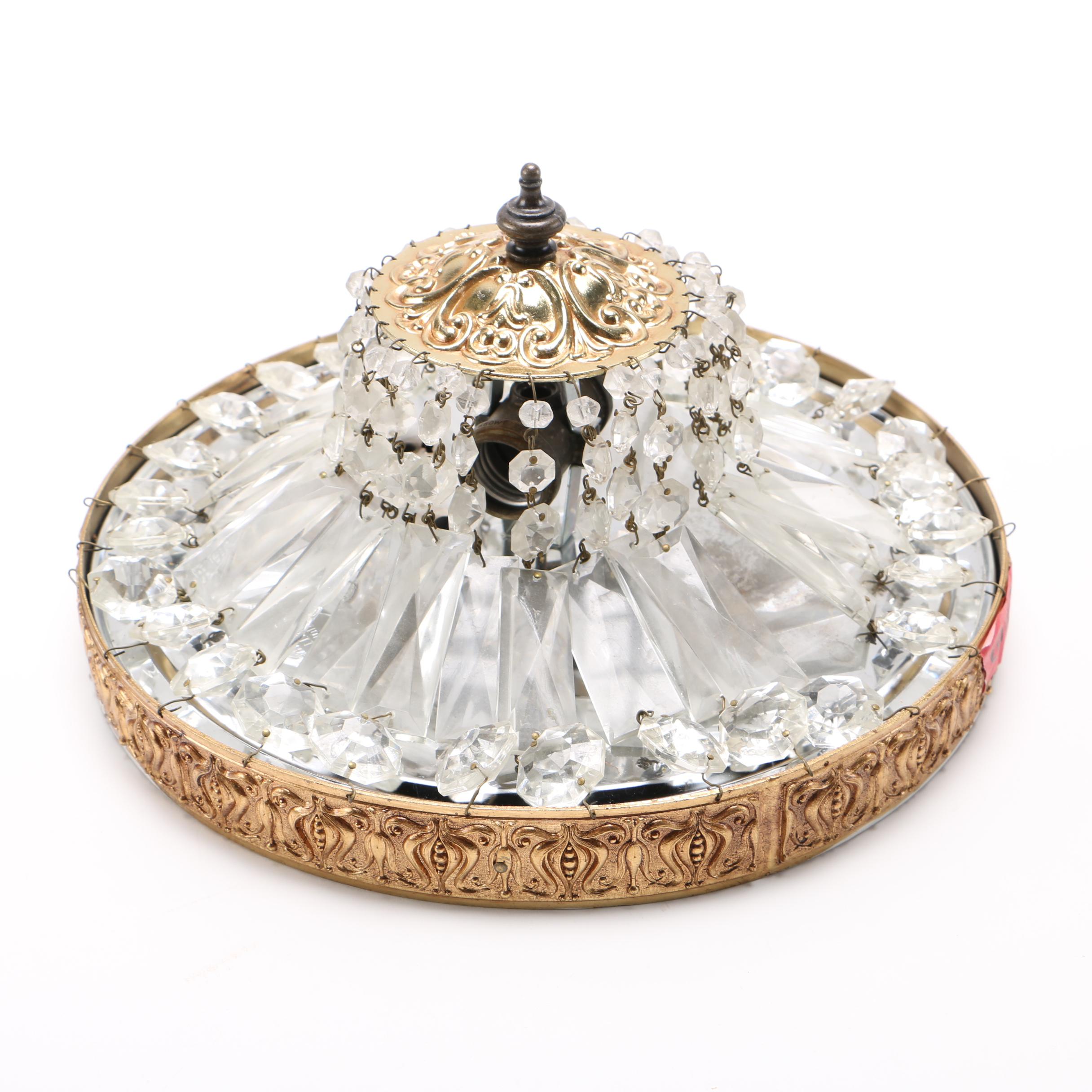 Crystal Ceiling Light Fixture