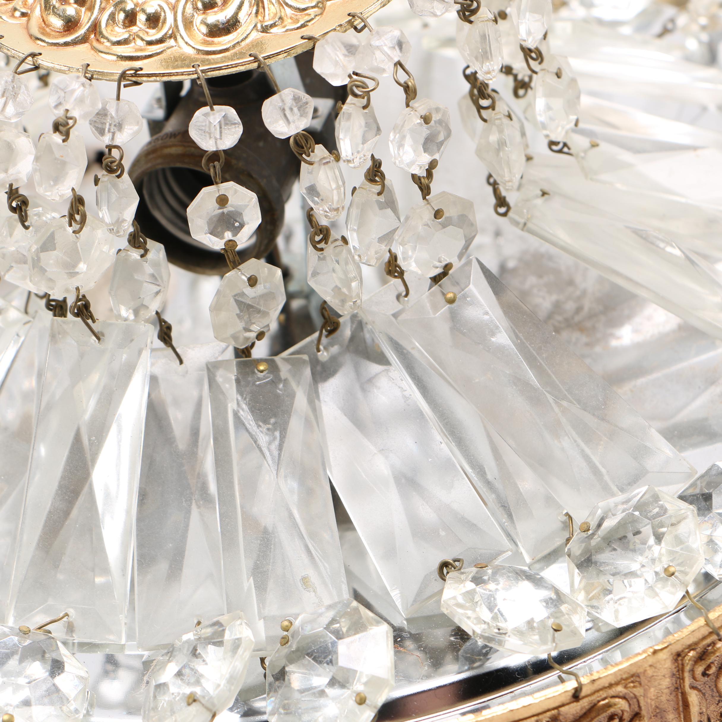 Crystal Ceiling Light Fixture