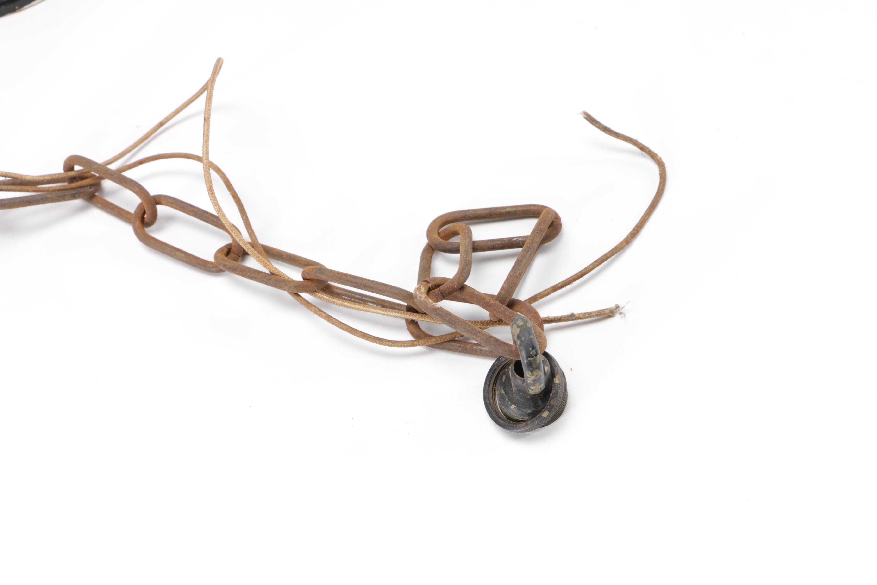 Venetian Style Glass and Metal Star Shaped Lanterns