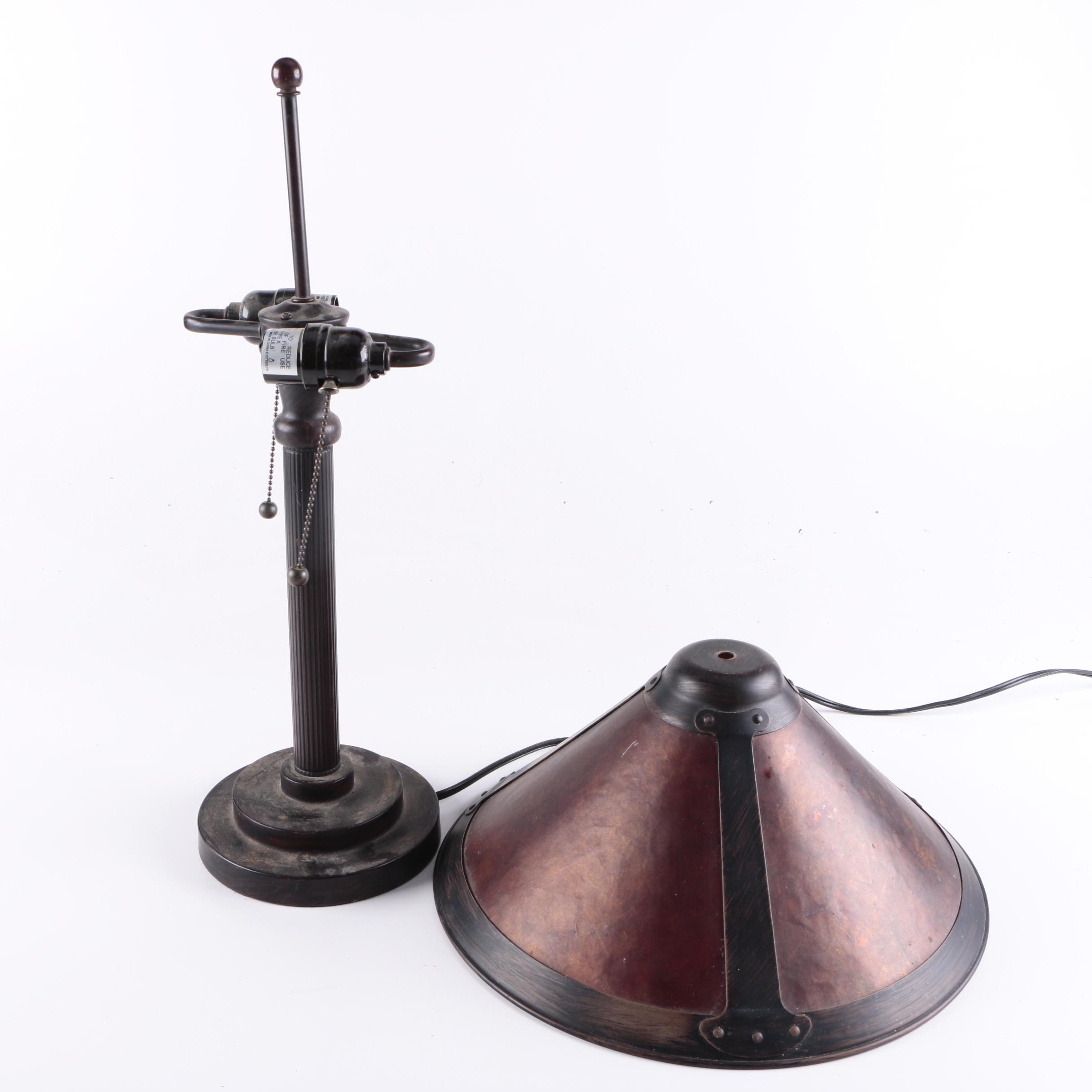 Dual Socket Table Lamp