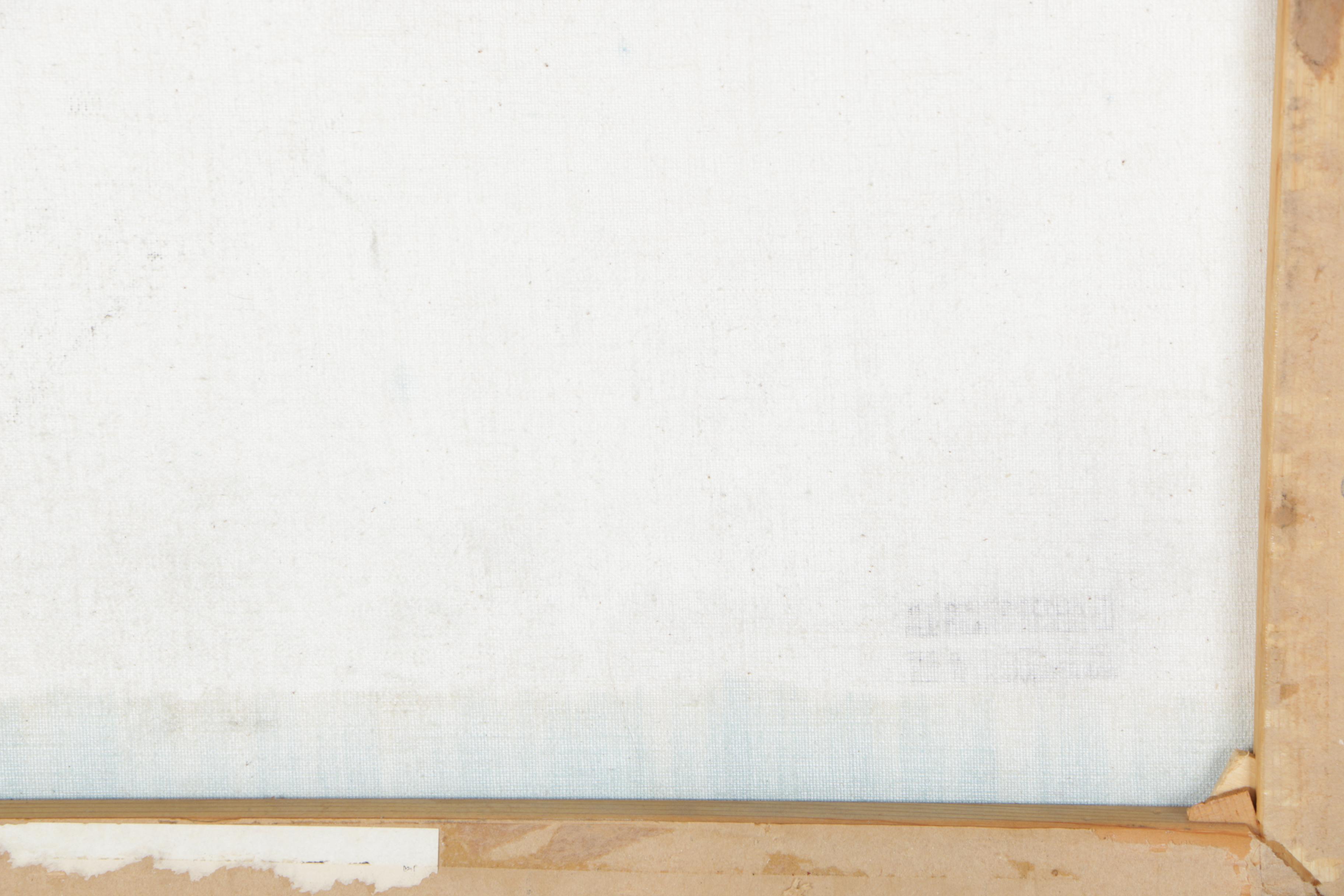 Alfred Huber "Lady in Red" Oil Painting on Canvas