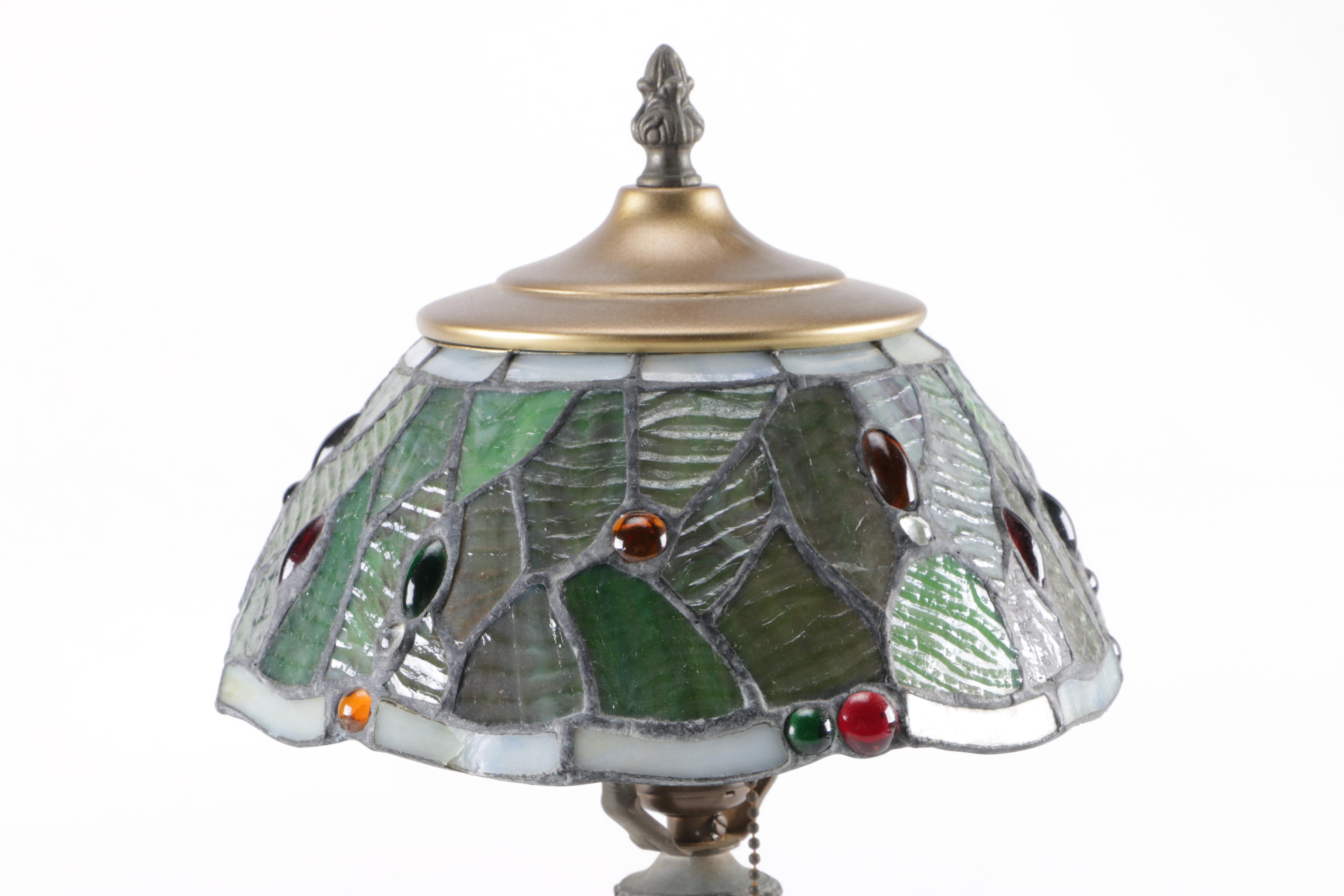 Green Tiffany Style Lamp