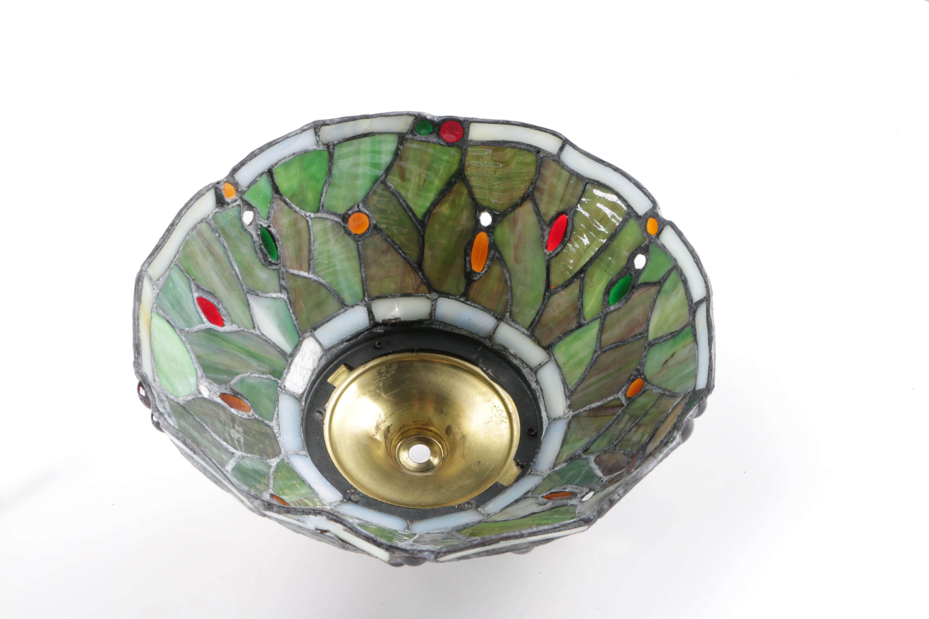 Green Tiffany Style Lamp