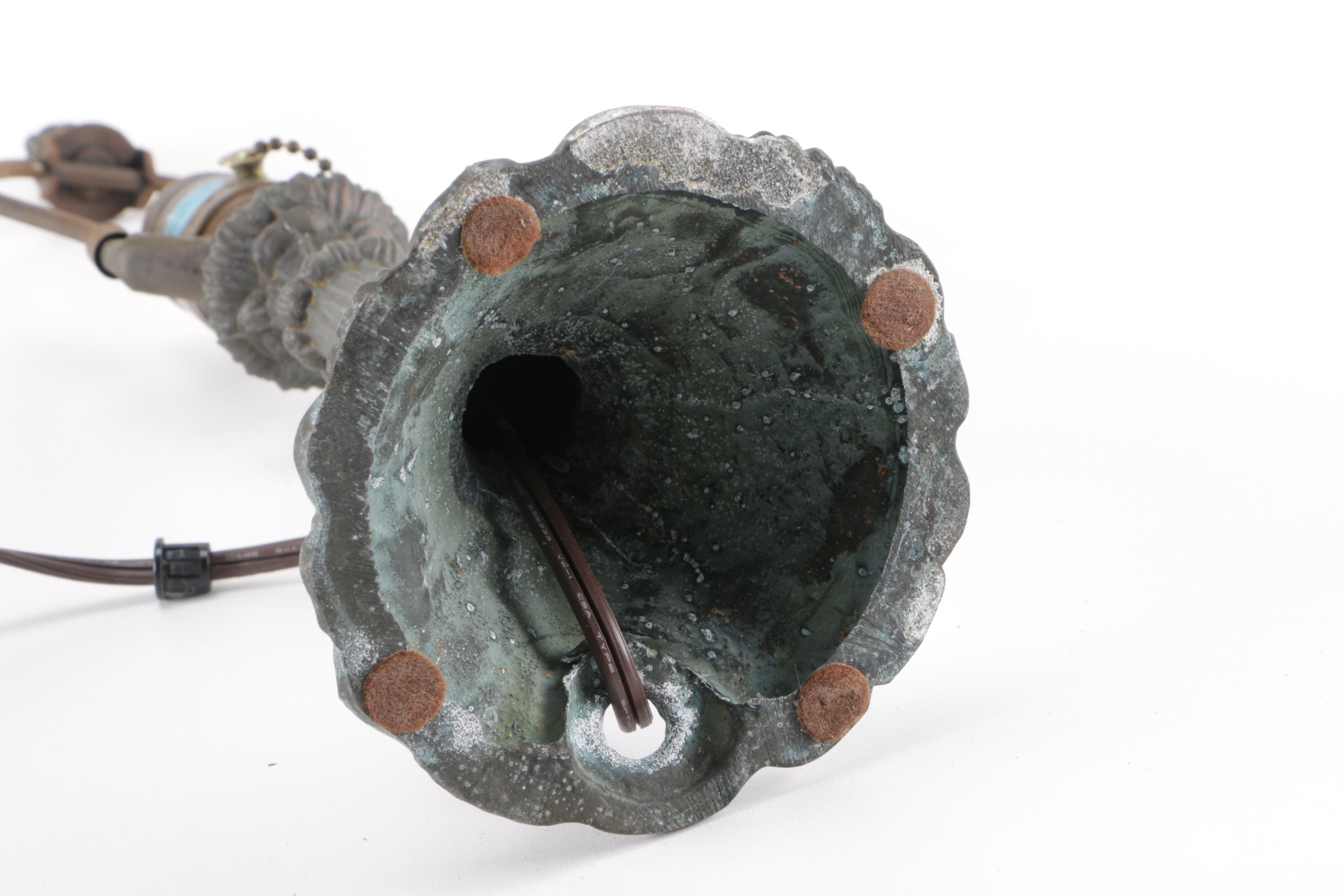 Green Tiffany Style Lamp