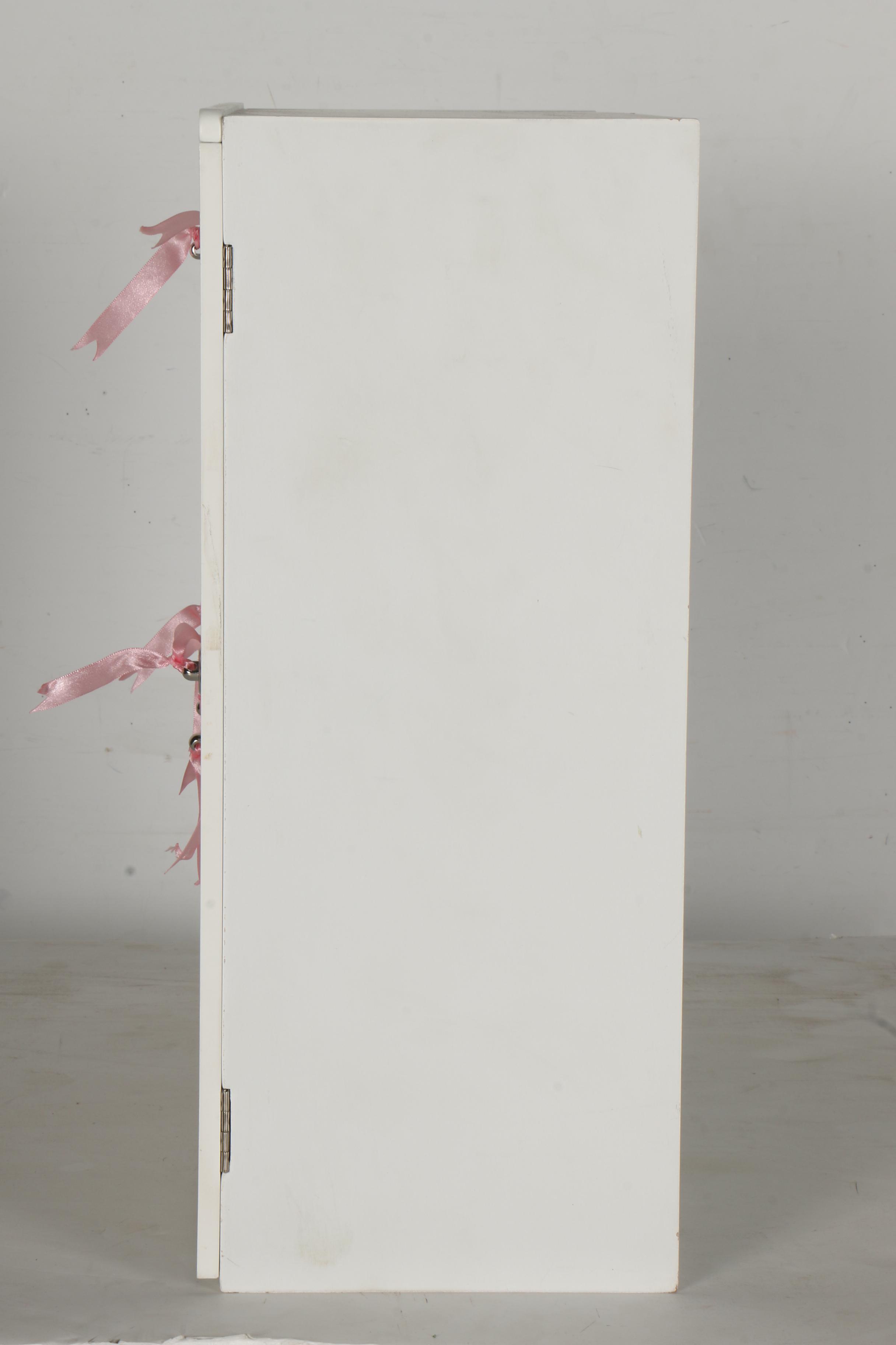 Bisque Doll with Cabinet