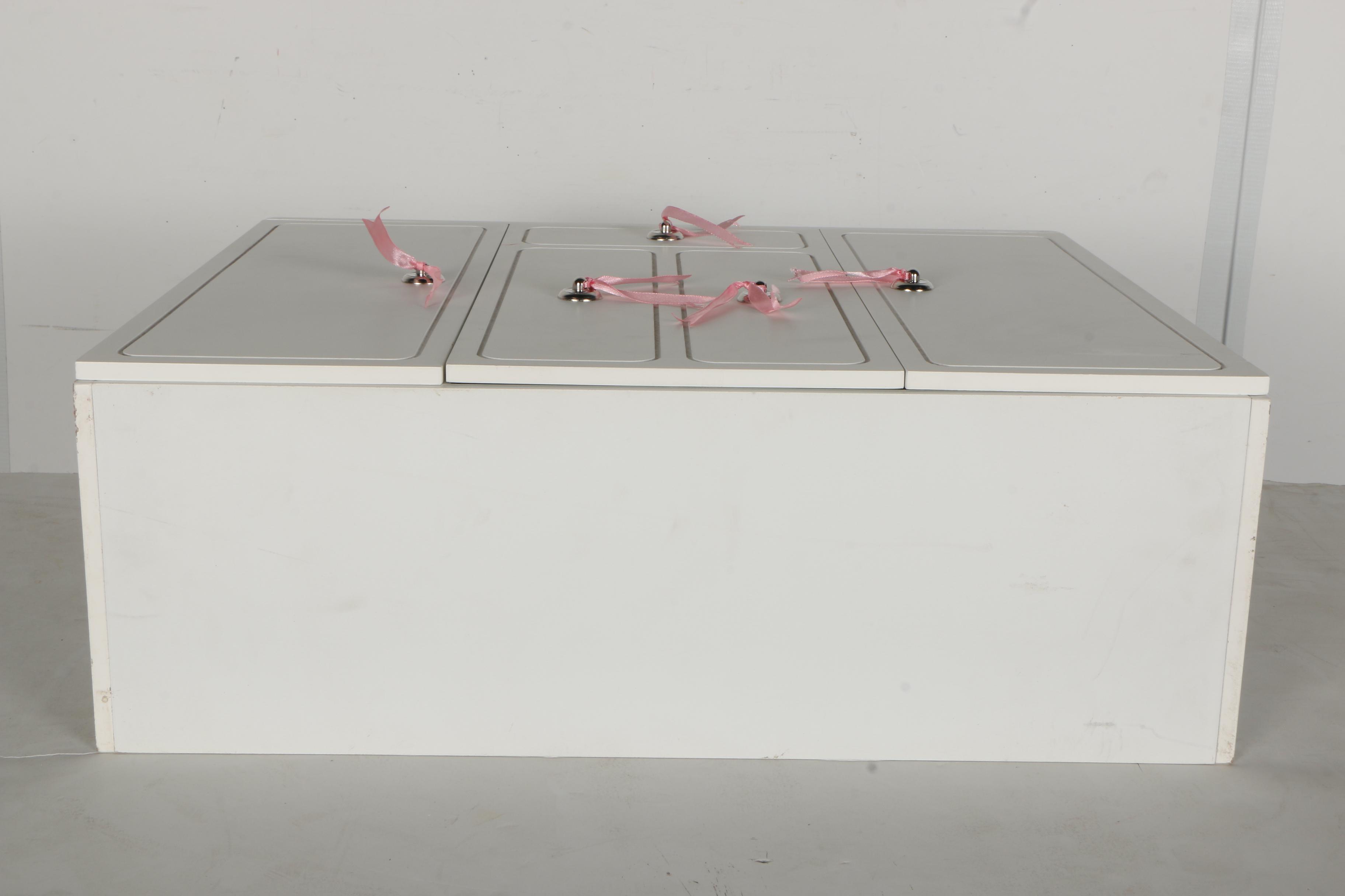 Bisque Doll with Cabinet