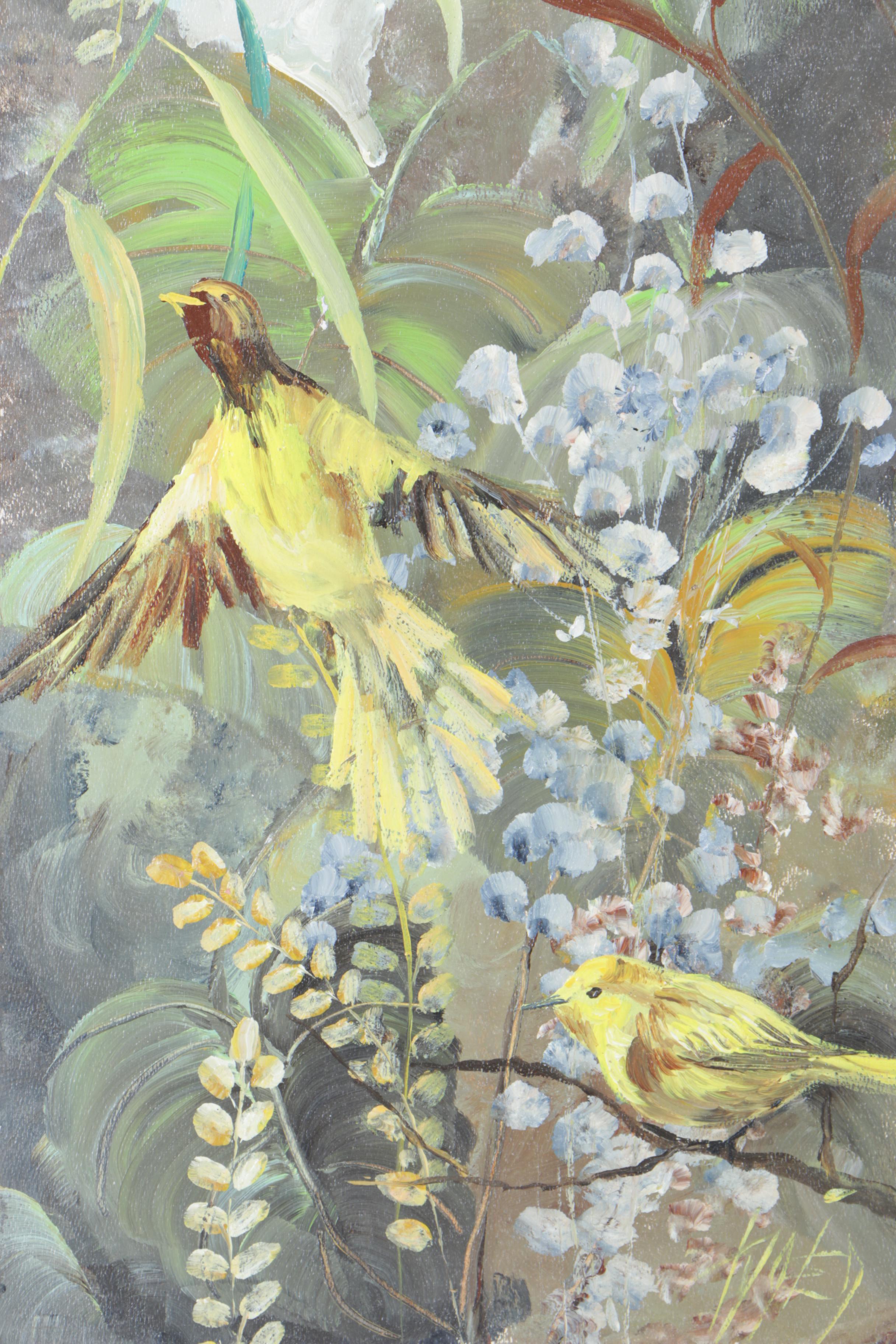 Signed Oil On Board "Flight" by Tygier