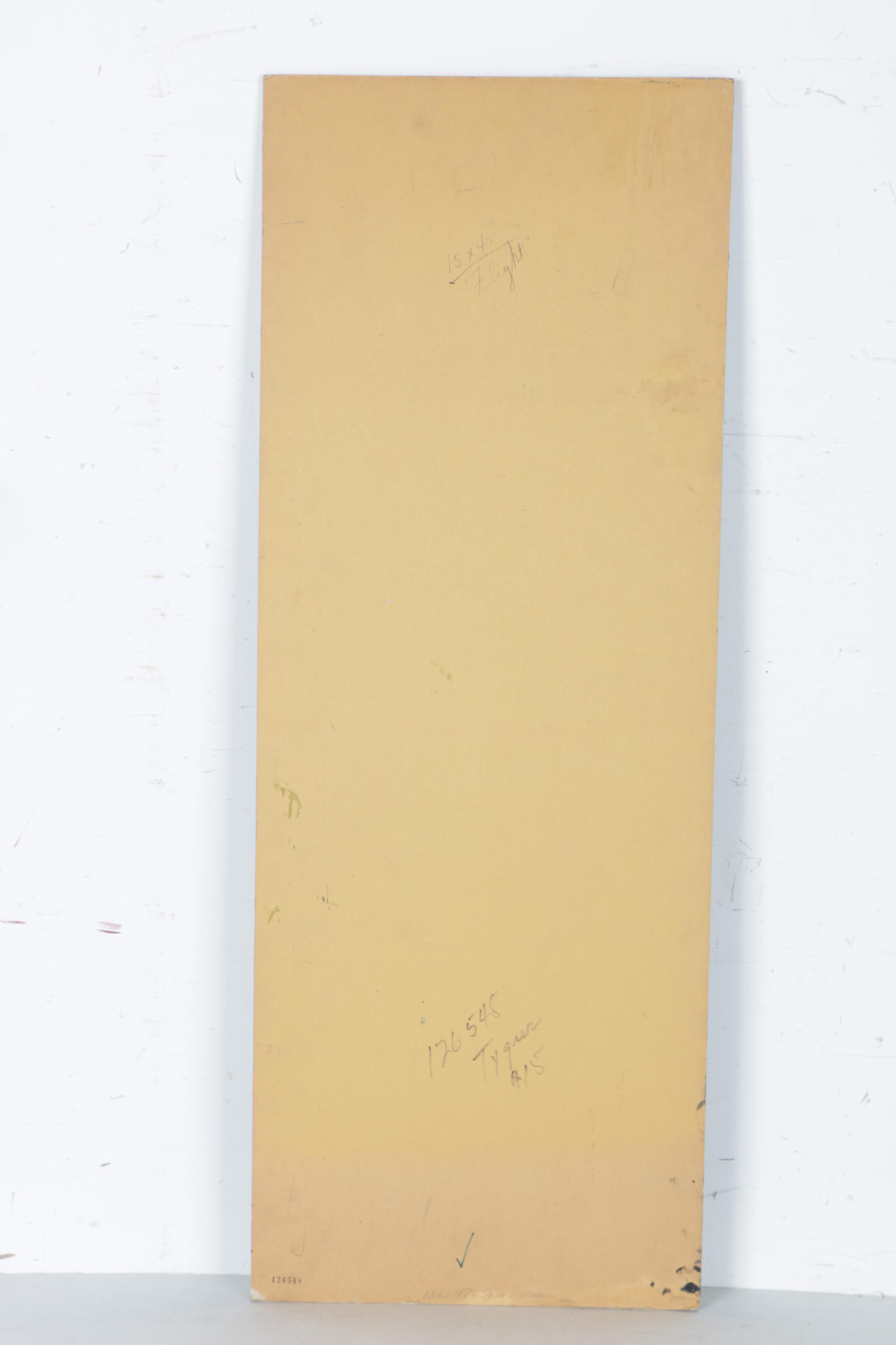 Signed Oil On Board "Flight" by Tygier