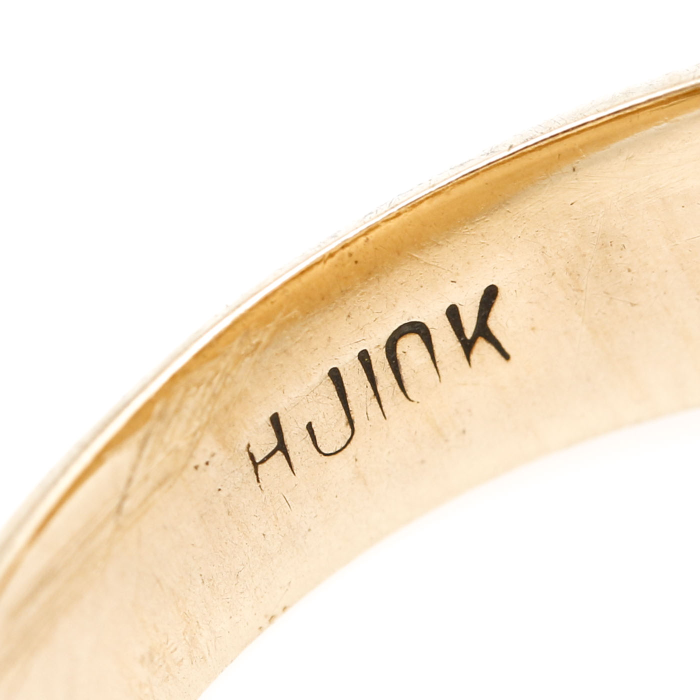 10K Yellow Gold Commemorative Ring