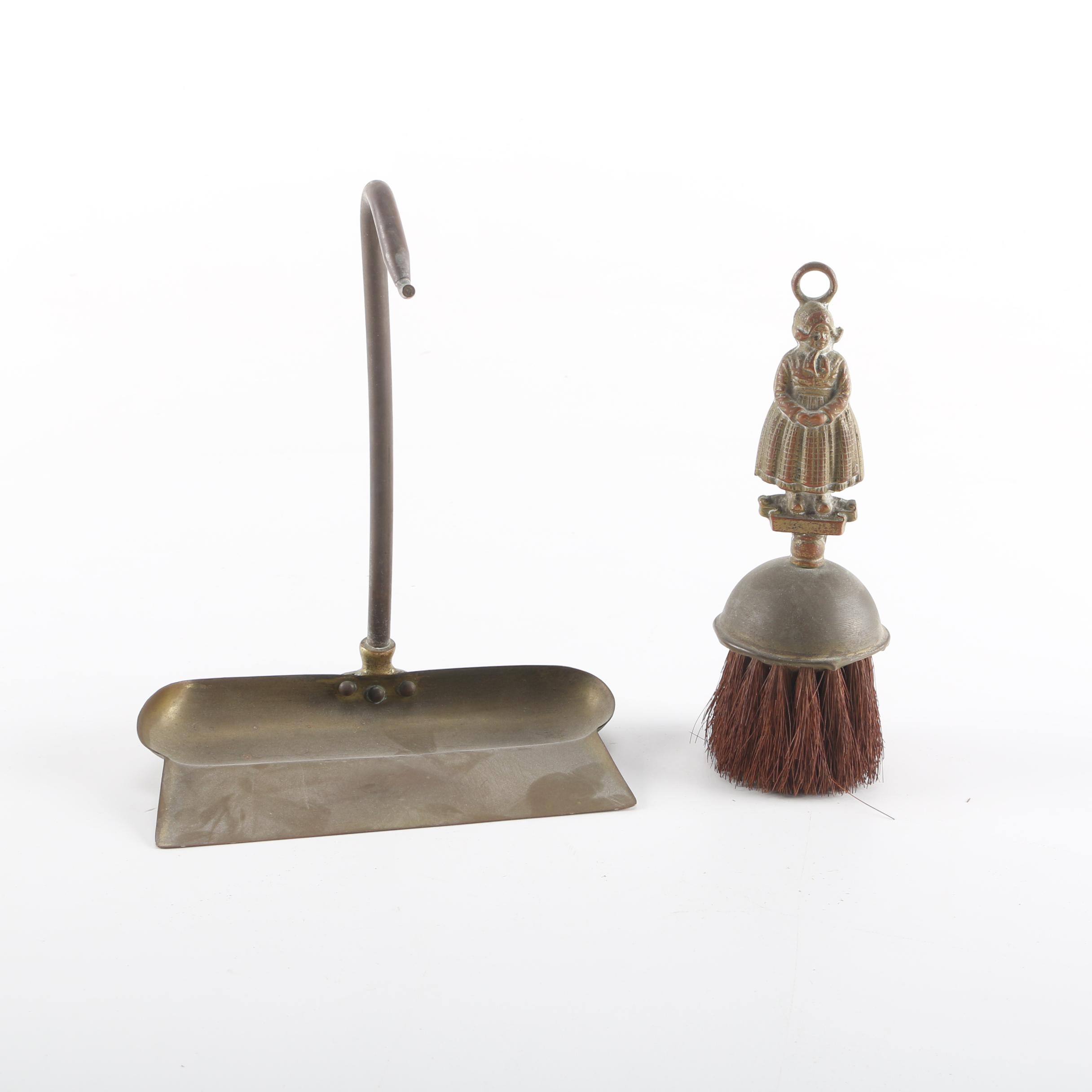 Vintage Brass Silent Butler