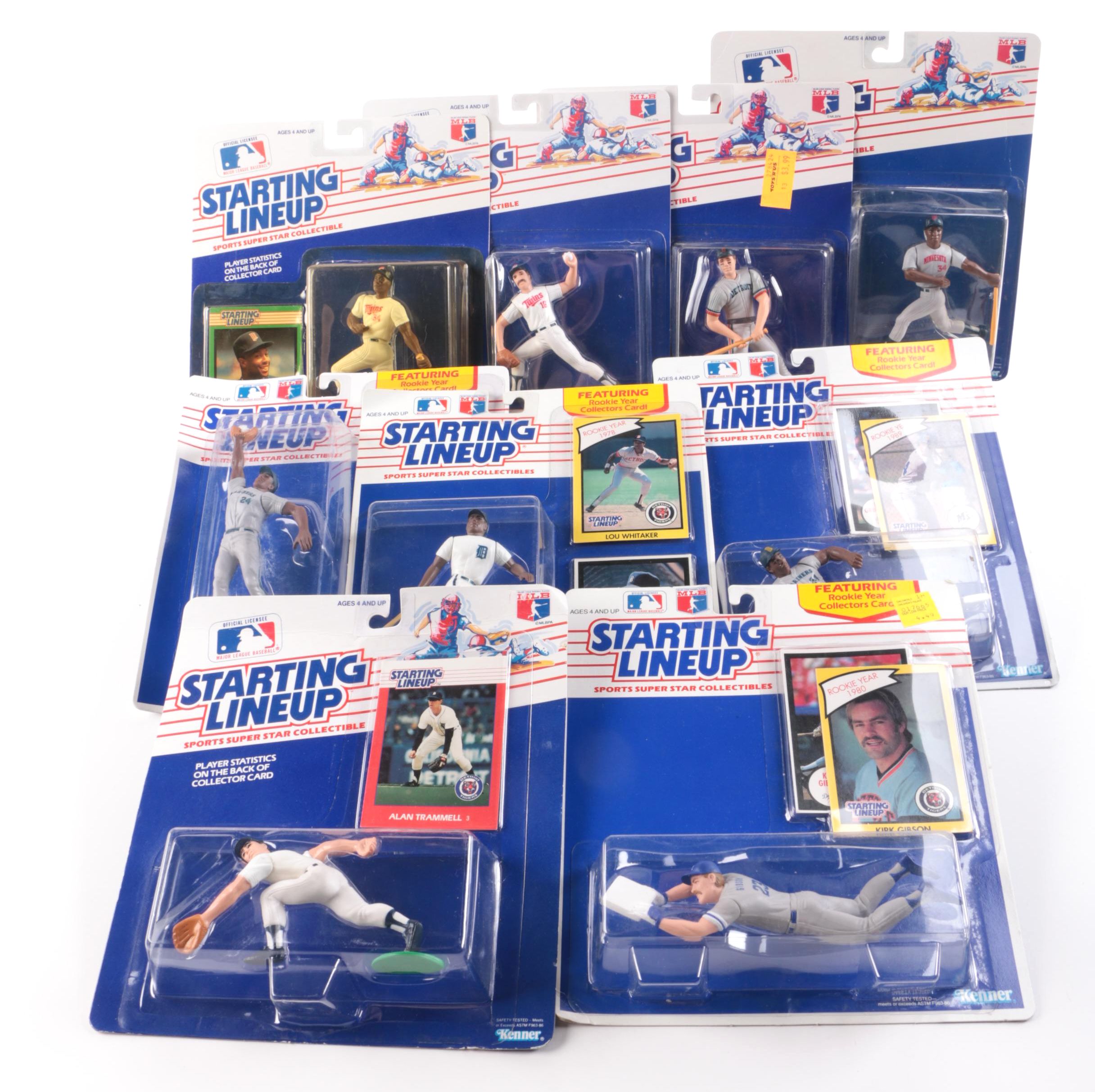 MLB Starting Lineup Sports Super Star Collectible Figures and Cards