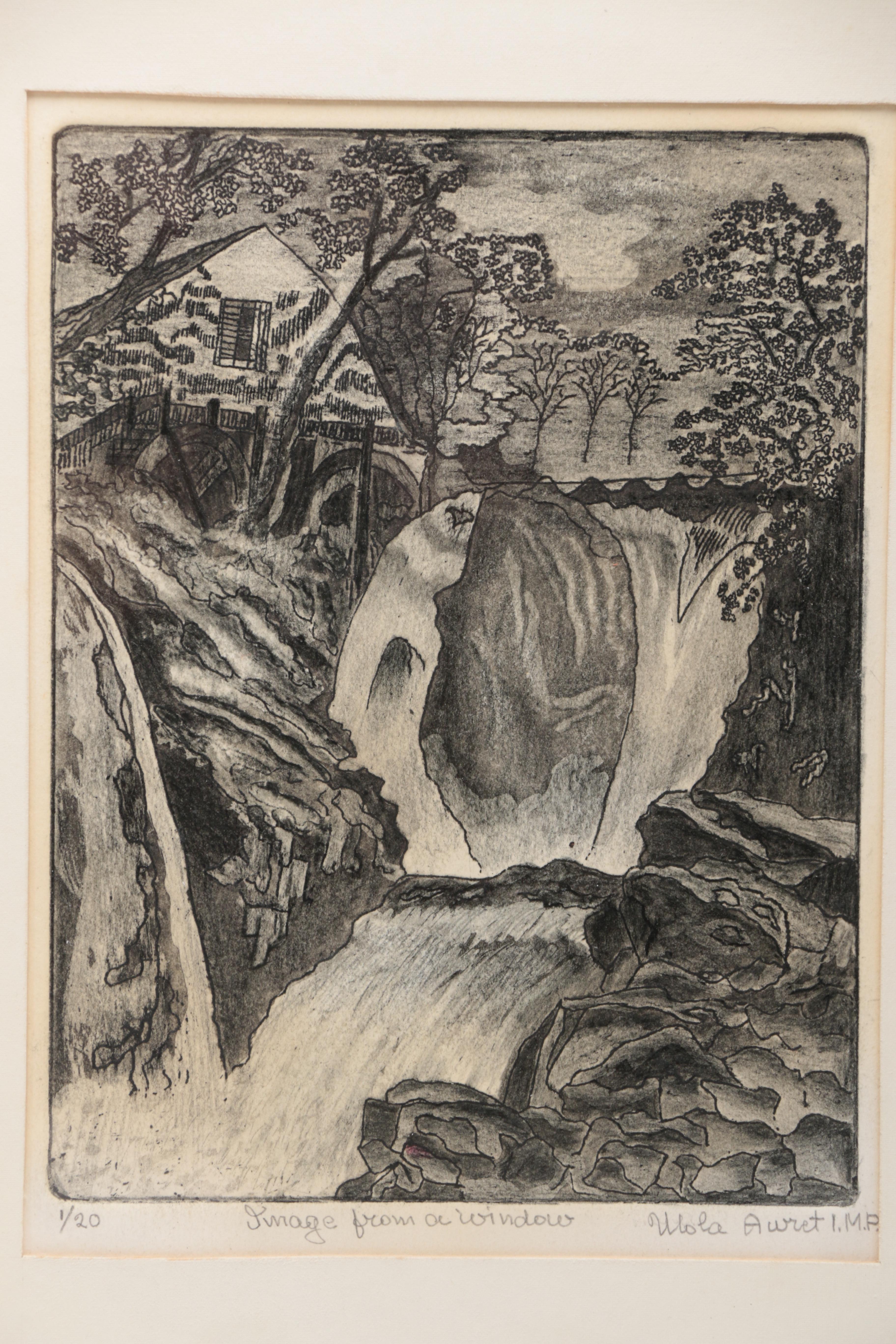 Mola Awret Limited Edition Etching "Image From A Window"