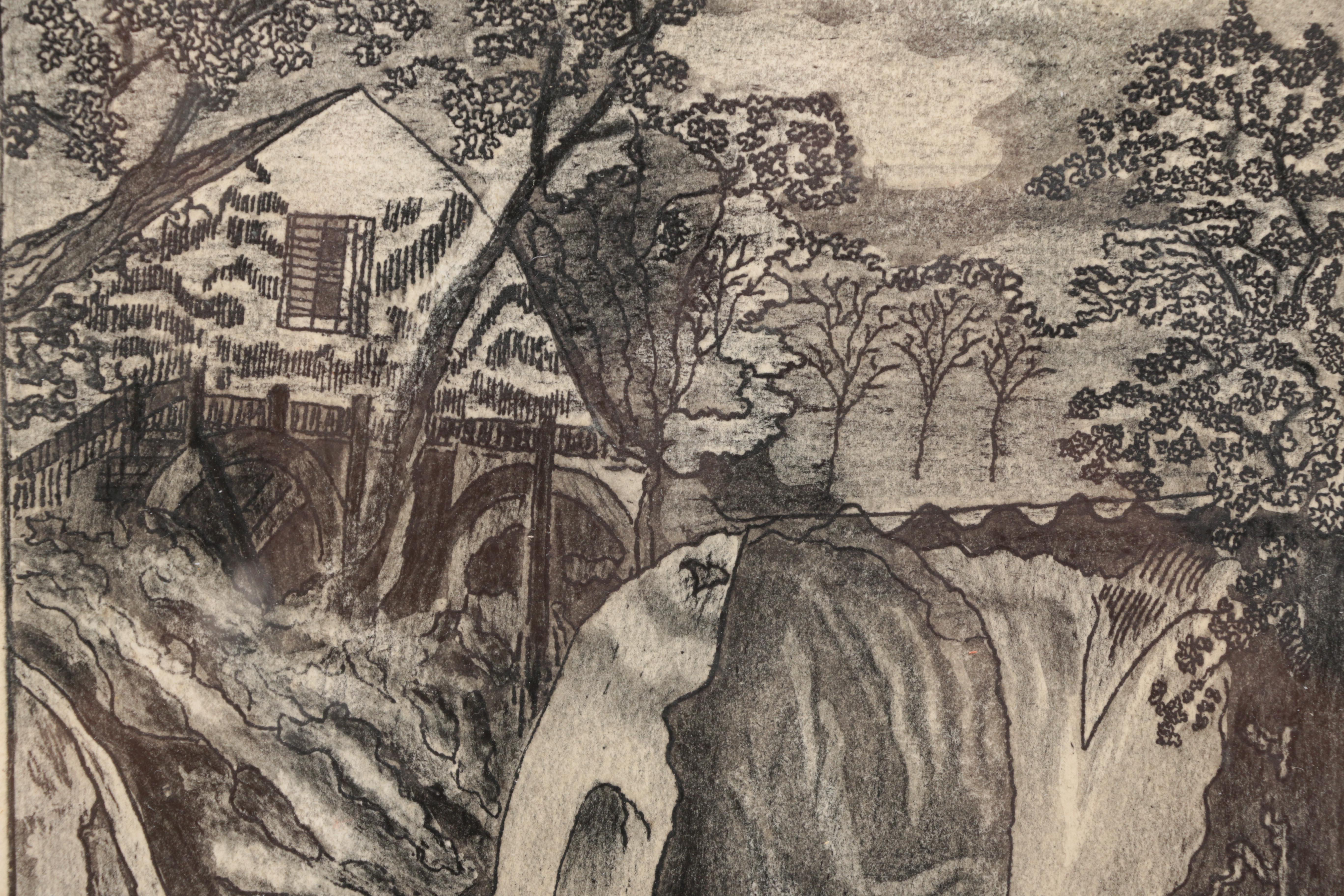 Mola Awret Limited Edition Etching "Image From A Window"