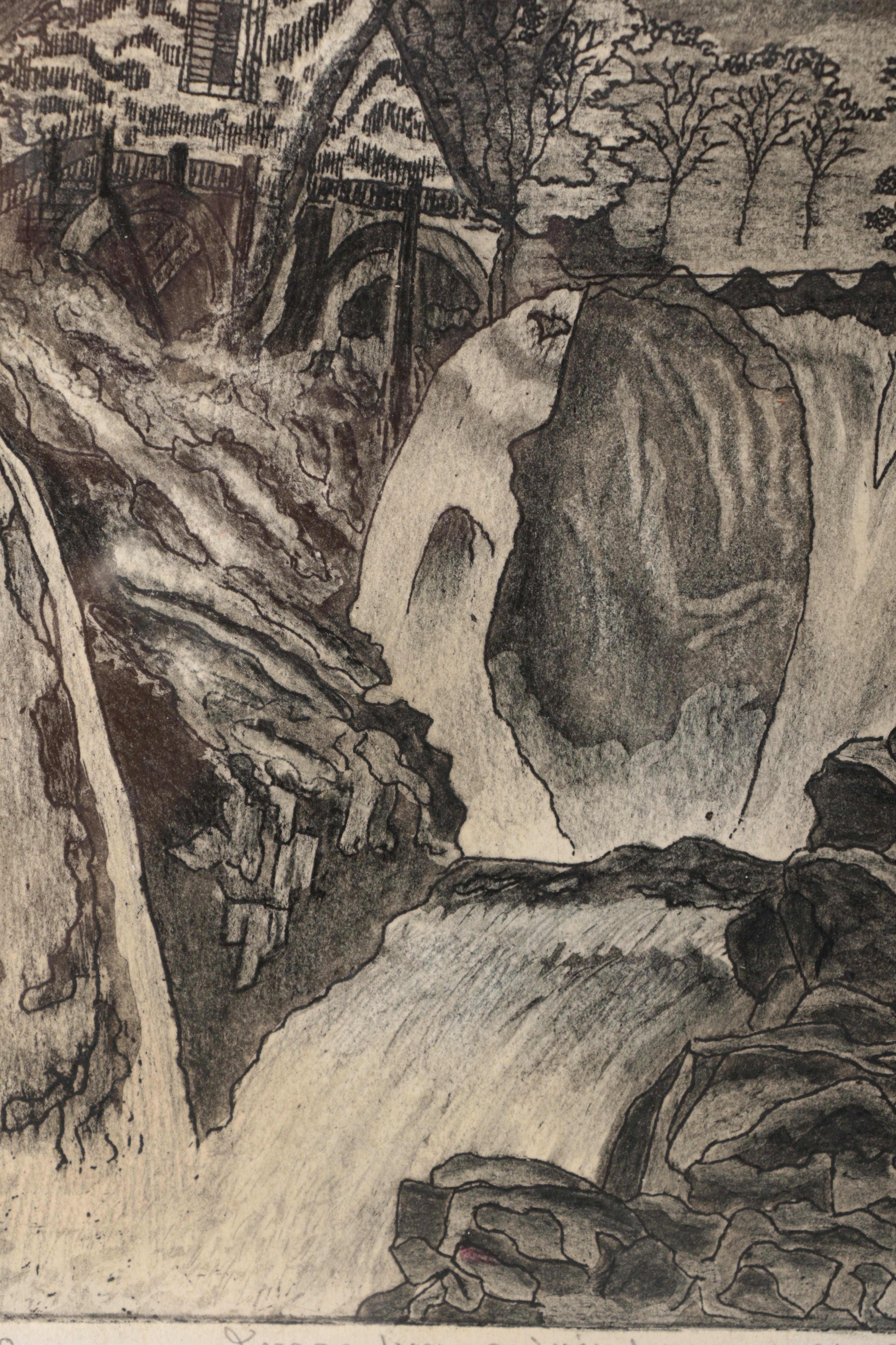 Mola Awret Limited Edition Etching "Image From A Window"