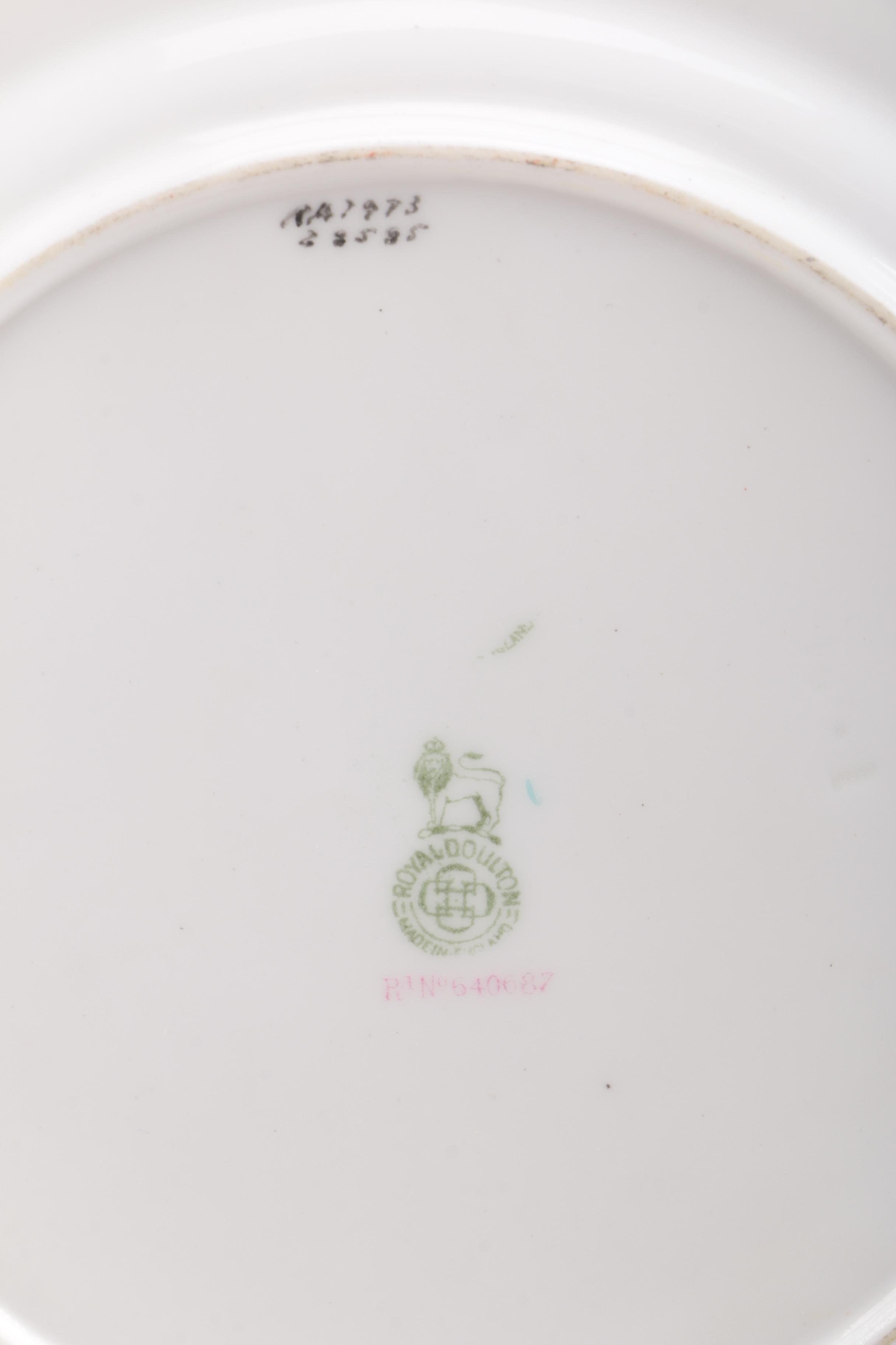 Royal Doulton Porcelain Hand-Painted Bird Plates Signed E.Percy