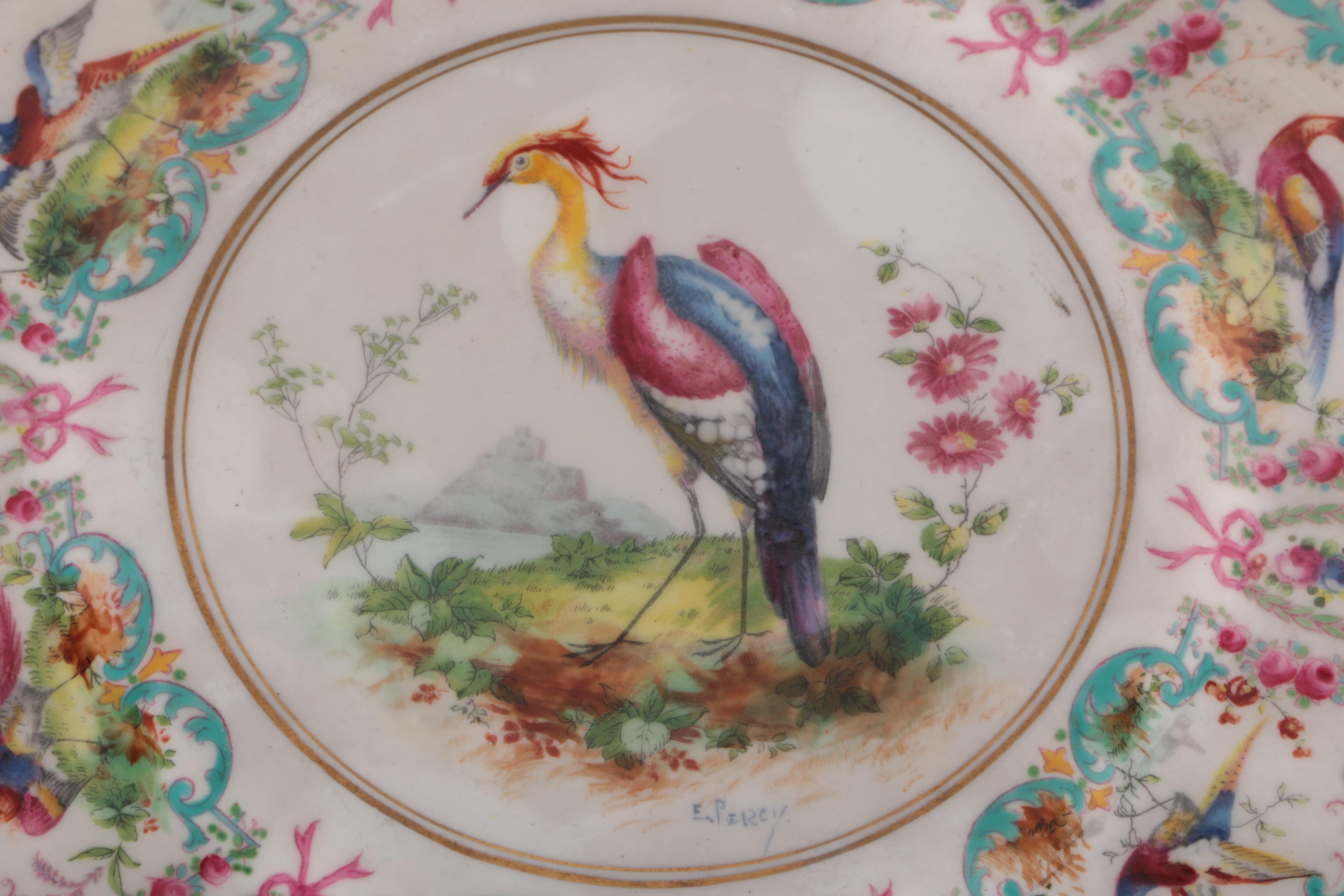 Royal Doulton Porcelain Hand-Painted Bird Plates Signed E.Percy