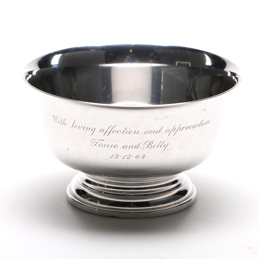 Cartier Sterling Silver Paul Revere Reproduction Bowl