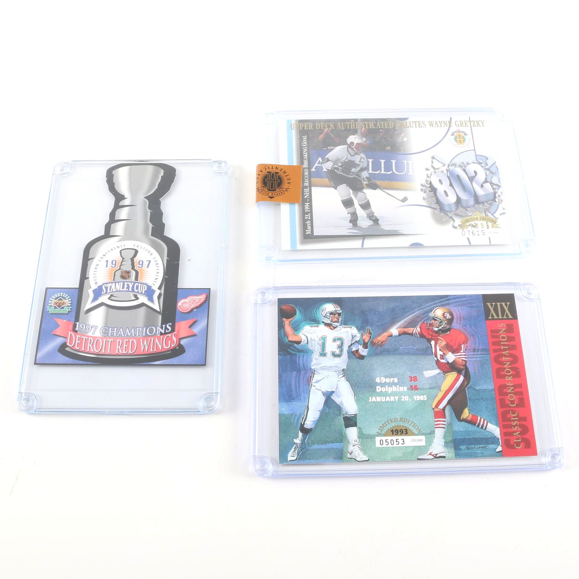 Hockey and Football Cards