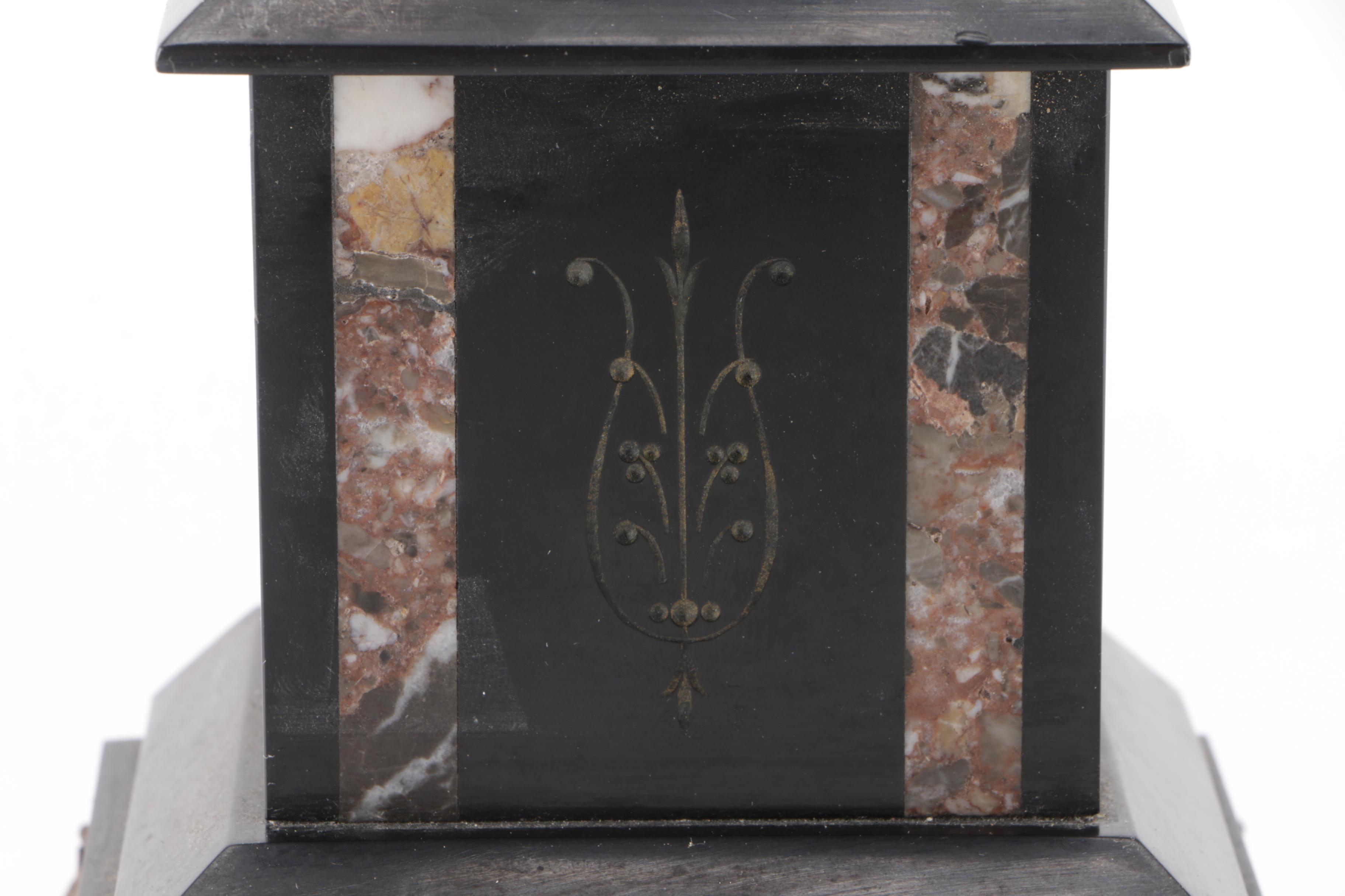 Brass and Marble Candelabrum