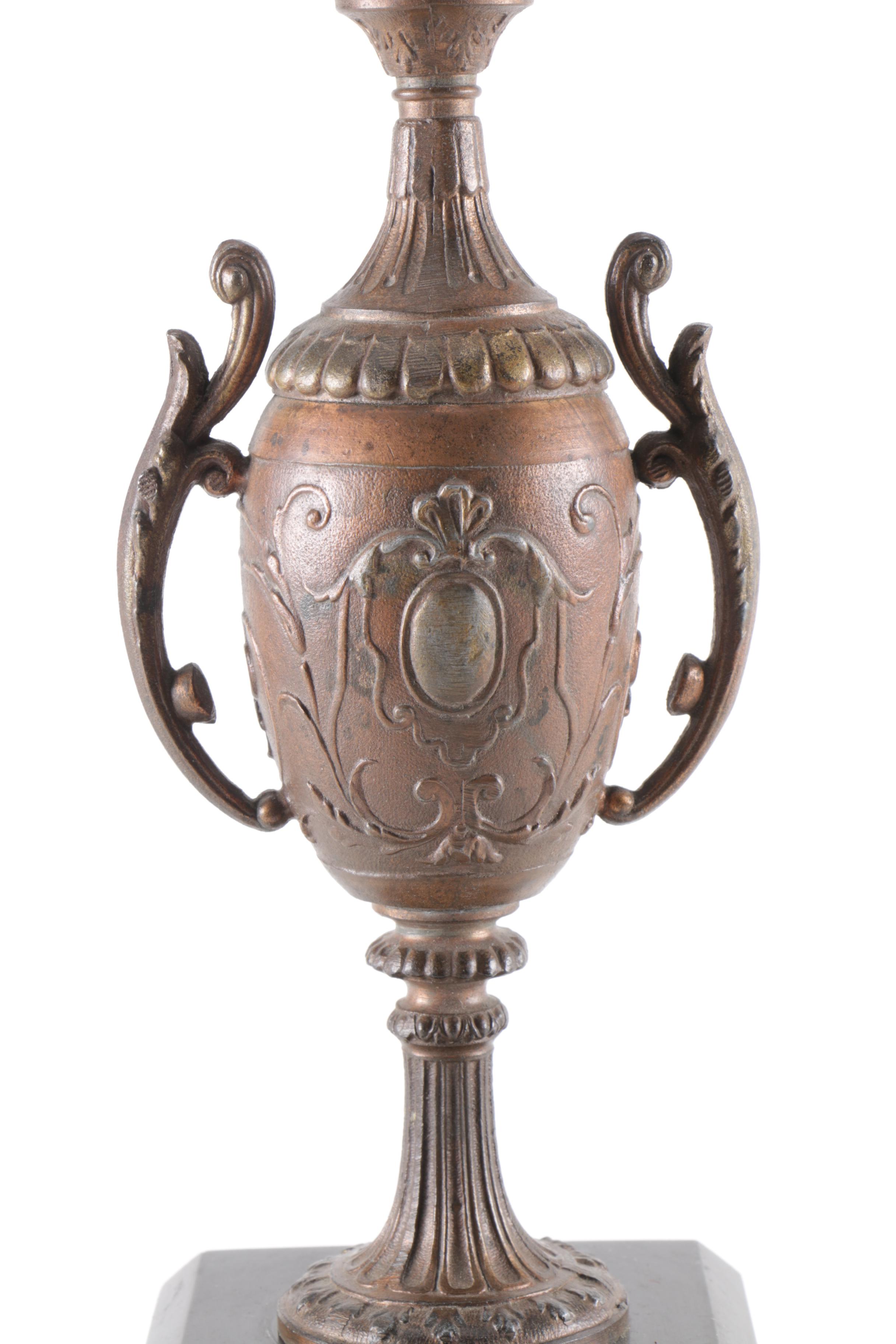 Brass and Marble Candelabrum