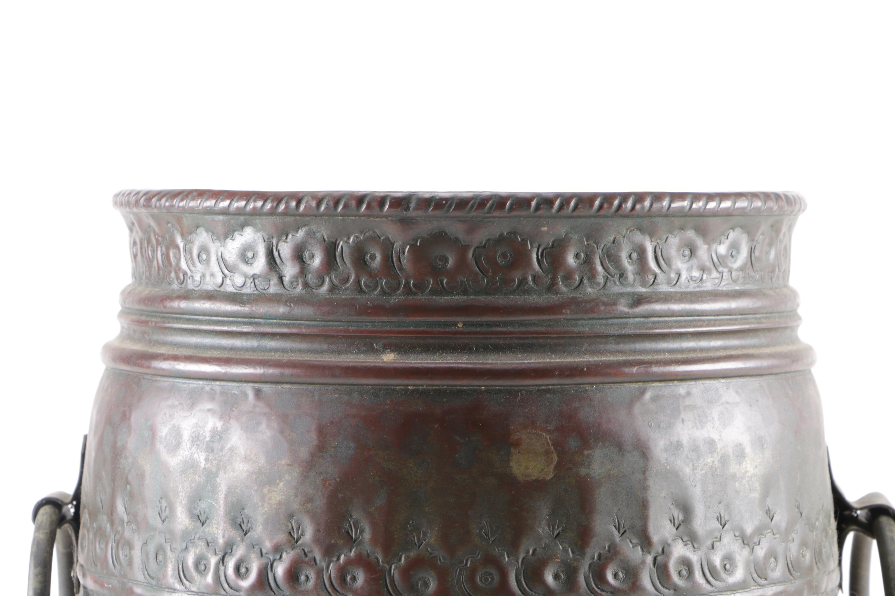 Southeast Asian Inspired Brass Umbrella Stand