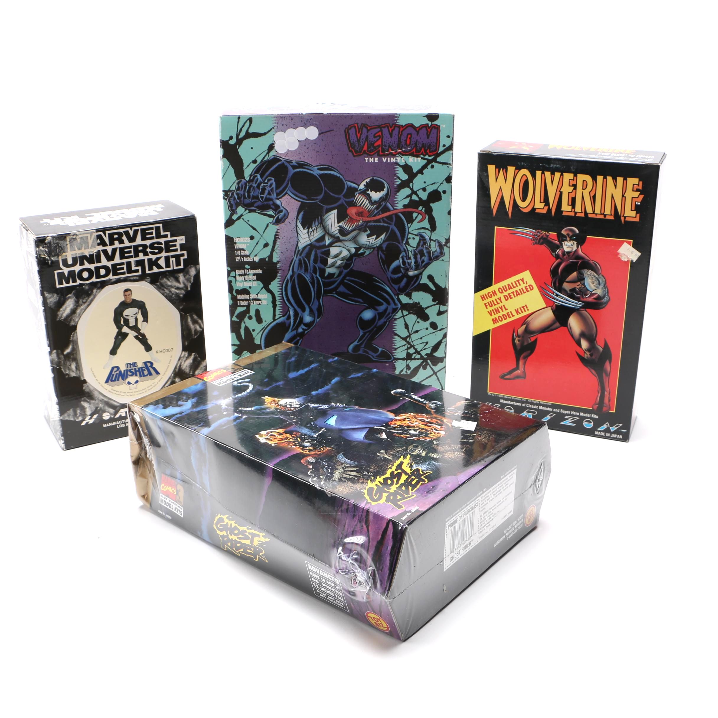 Model Kits of Marvel Comic Action Figures