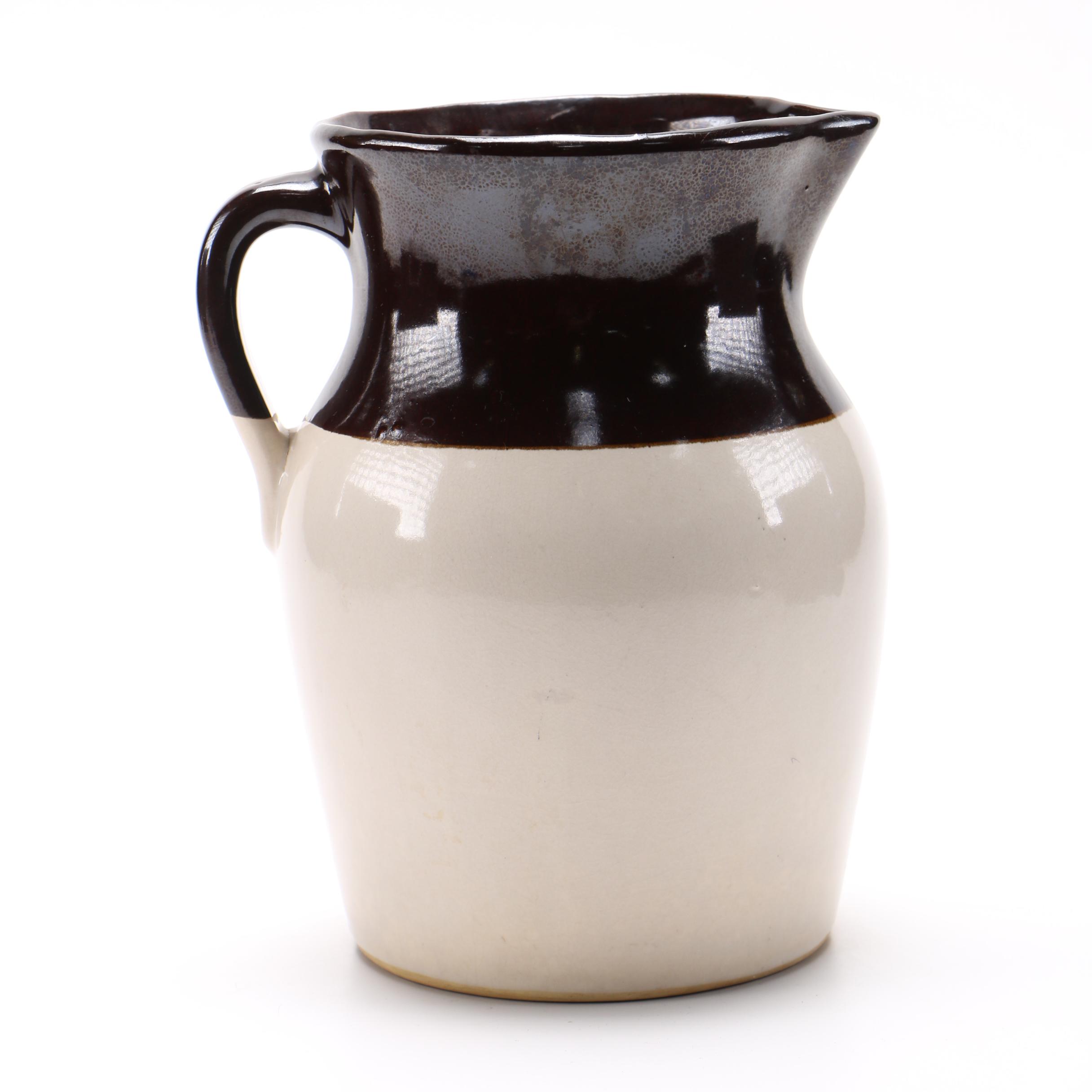 Slip Cast Stoneware Pitcher