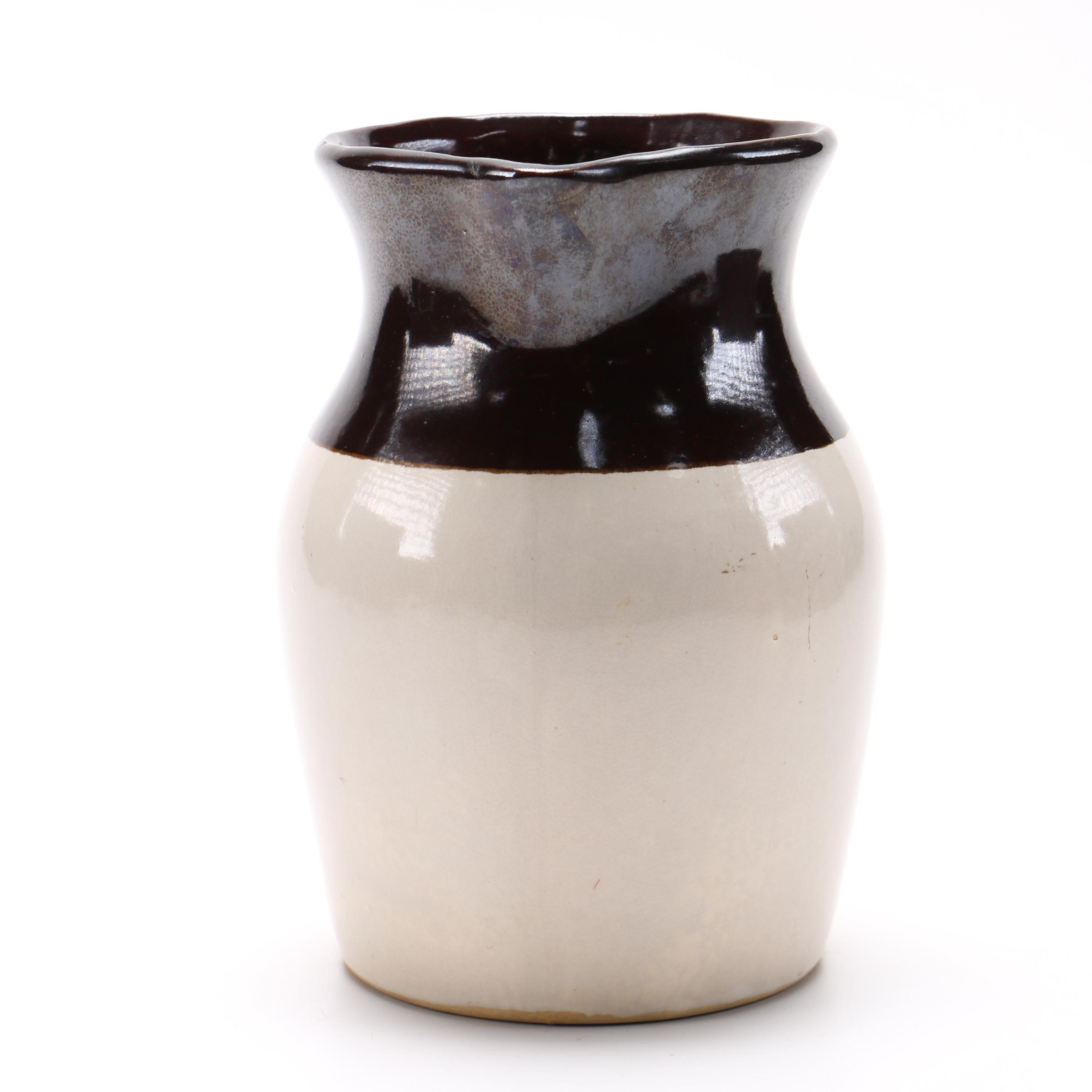 Slip Cast Stoneware Pitcher